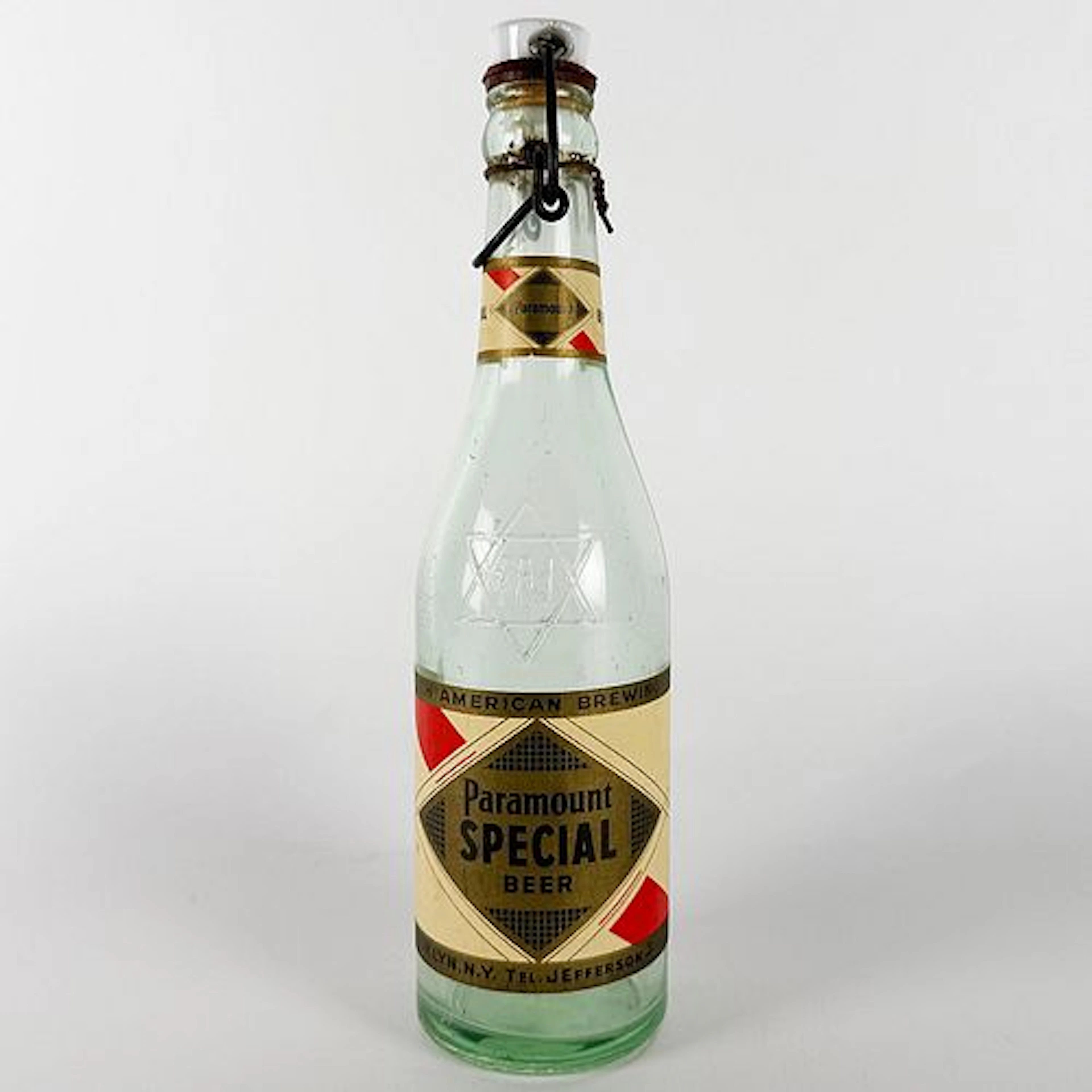 Paramount Special Beer 12 oz. Labeled Swing-Top Bottle BROOKLYN