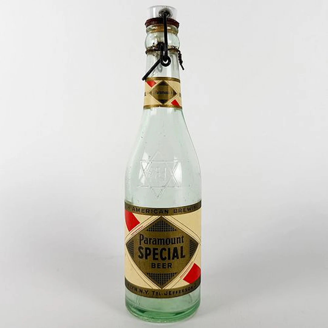 Paramount Special Beer 12 oz. Labeled Swing-Top Bottle BROOKLYN