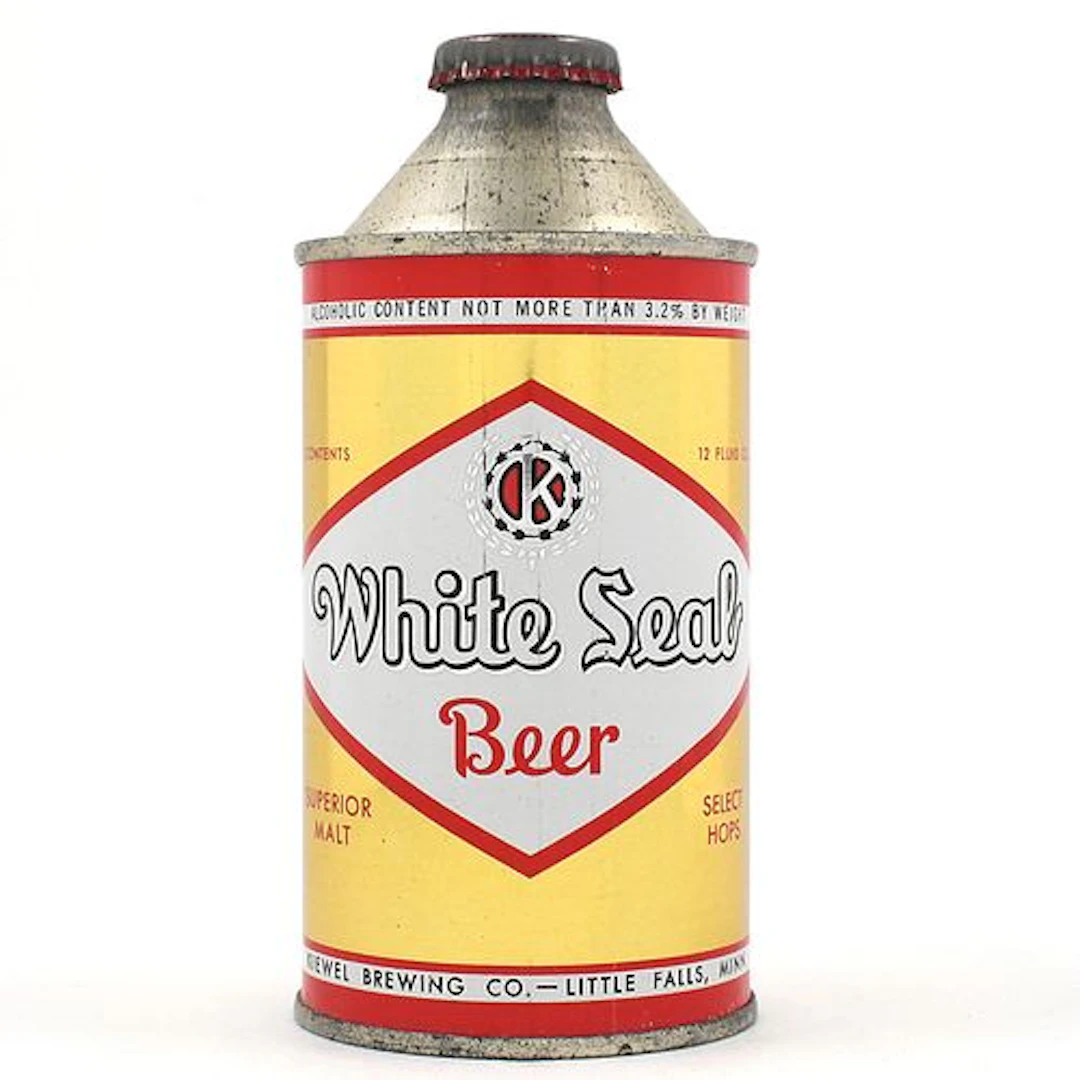 White Seal Beer Cone Top ALC STATEMENT 189-4 EXCEPTIONAL