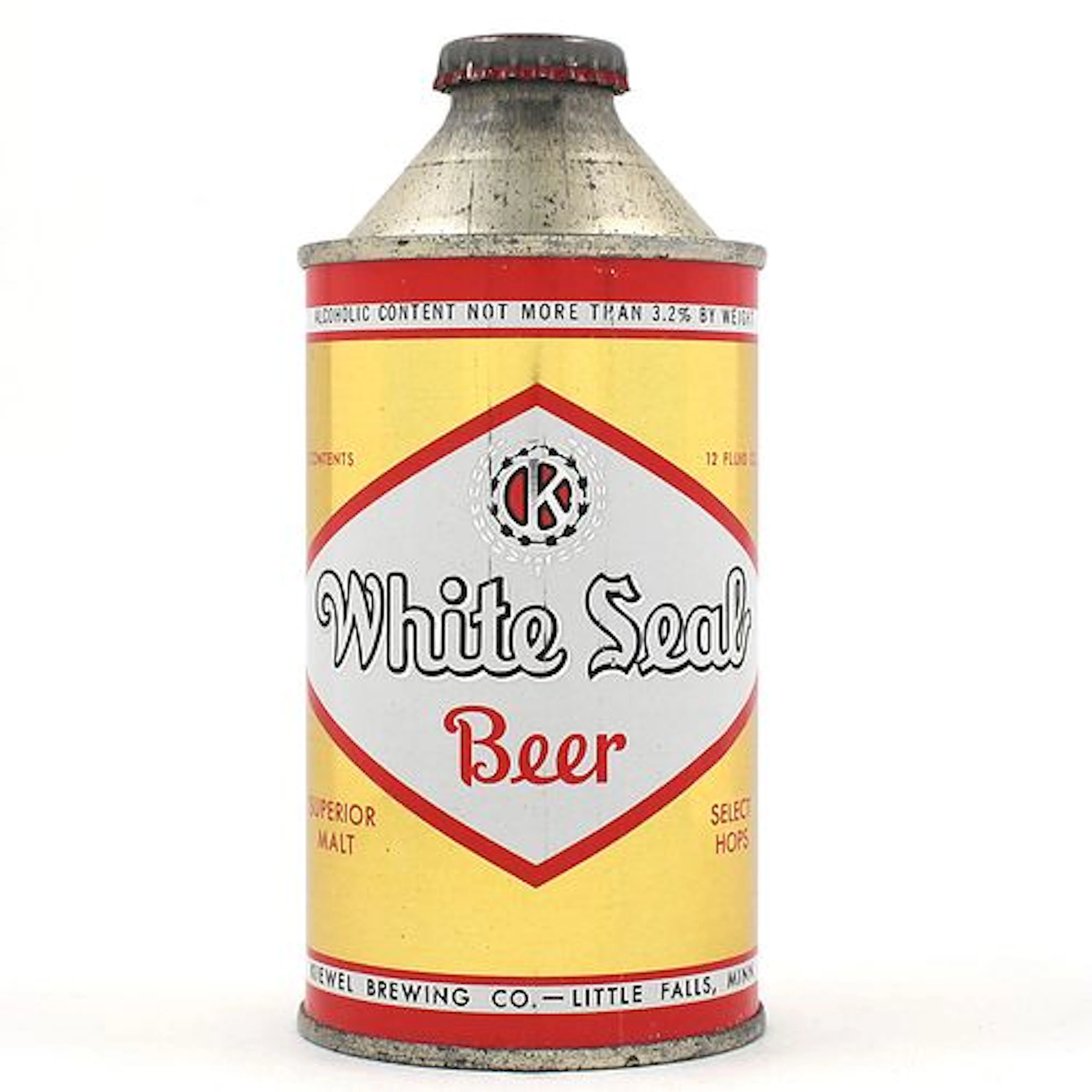White Seal Beer Cone Top ALC STATEMENT 189-4 EXCEPTIONAL