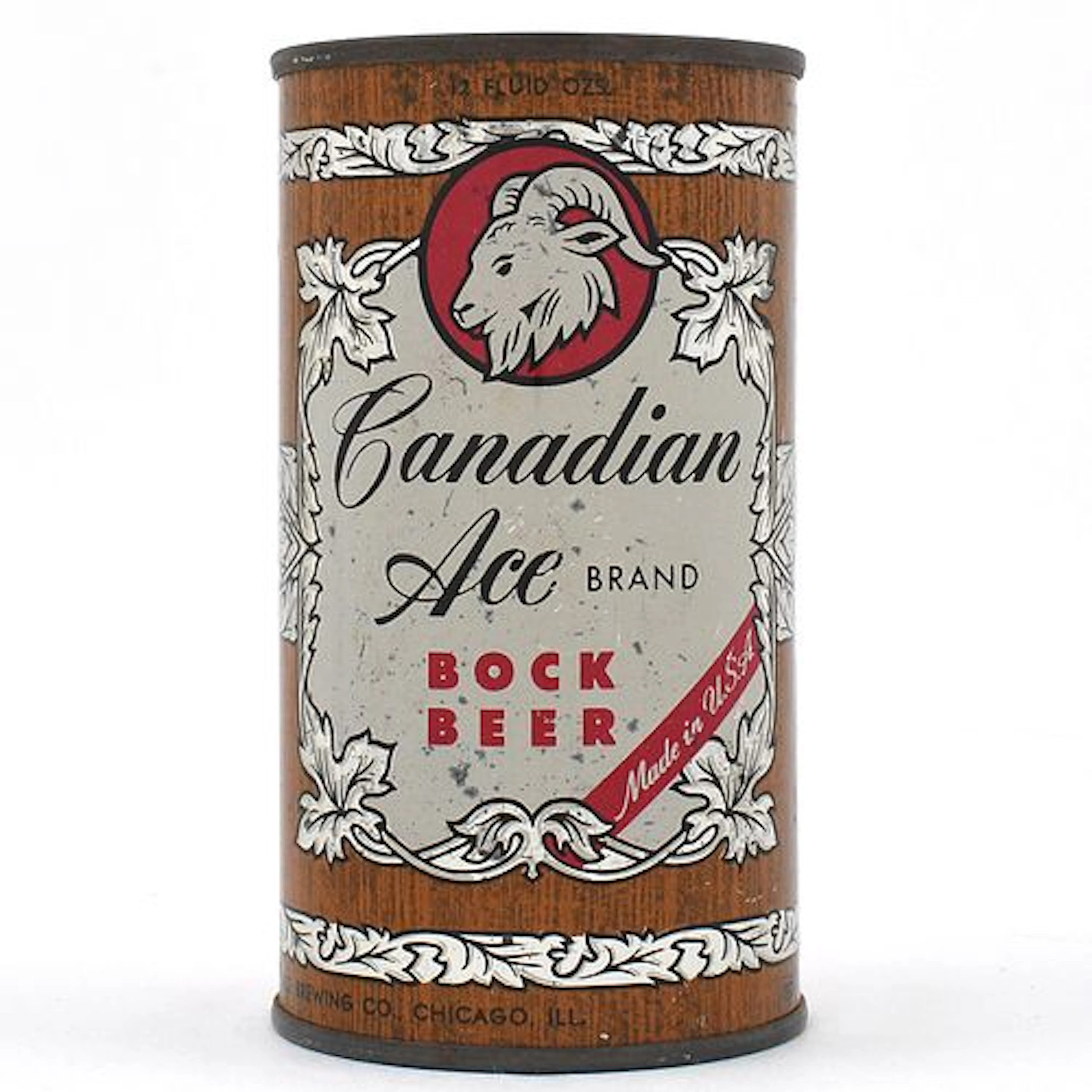 Canadian Ace Bock Flat Top NATIONAL BOCK LIDS 48-16