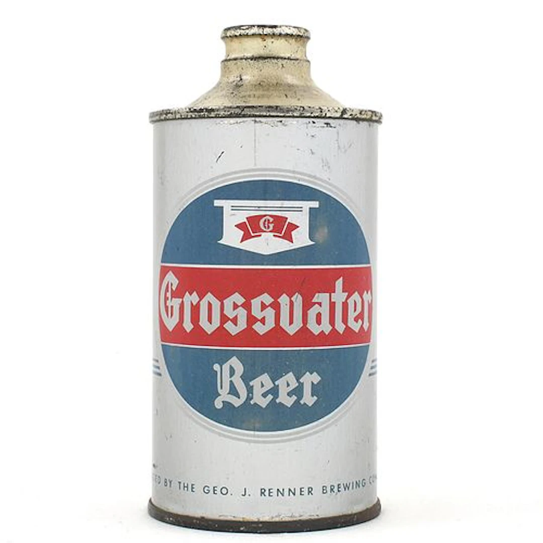 Grossvater Beer Cone Top 168-2 EXCELLENT SCARCE
