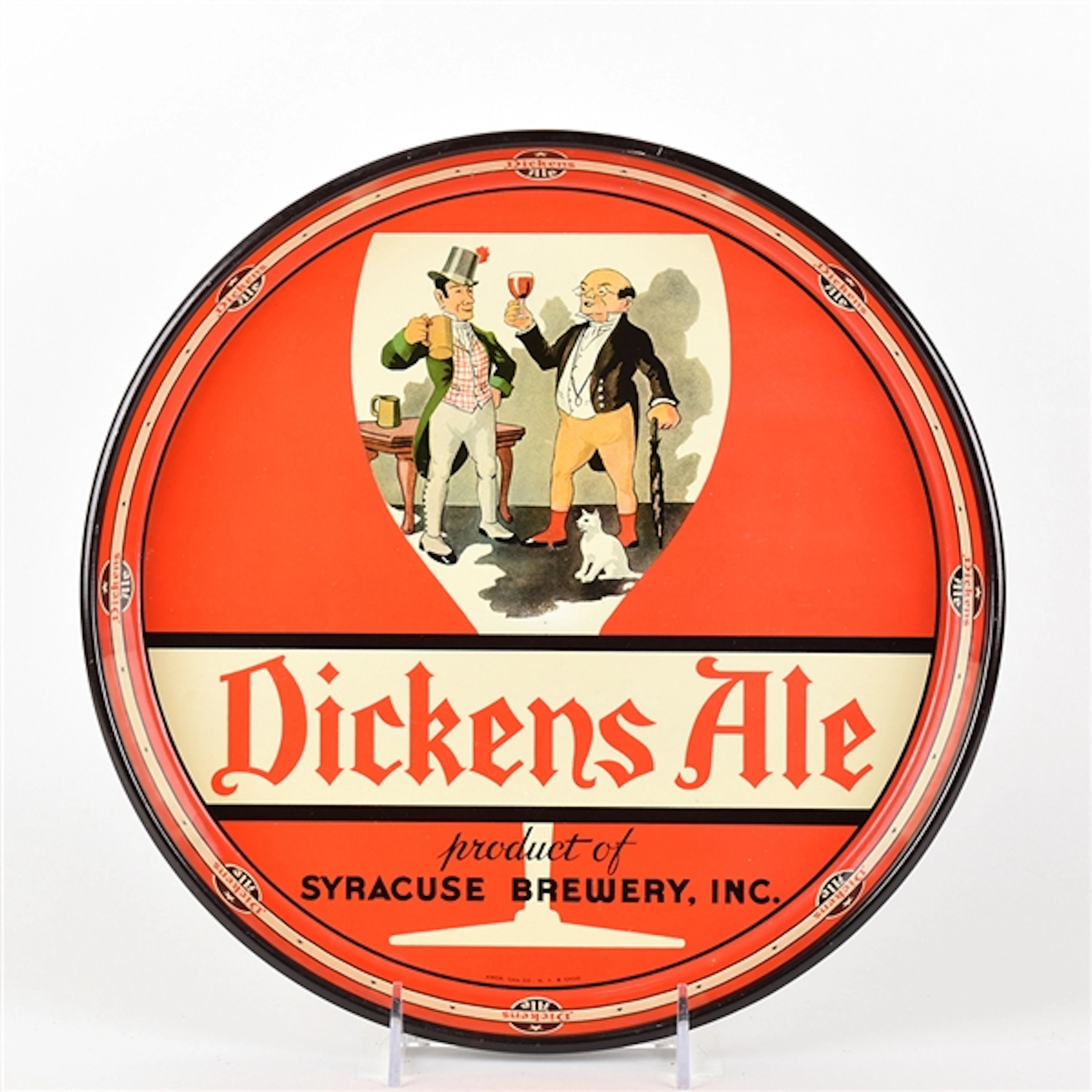 Dickens Ale 1940s Serving Tray