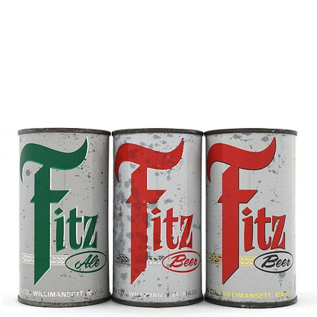 Fitz Ale and Beer Flat Tops WILLIMANSETT LOT OF 3 DIFF 64-12 64-13 64-14