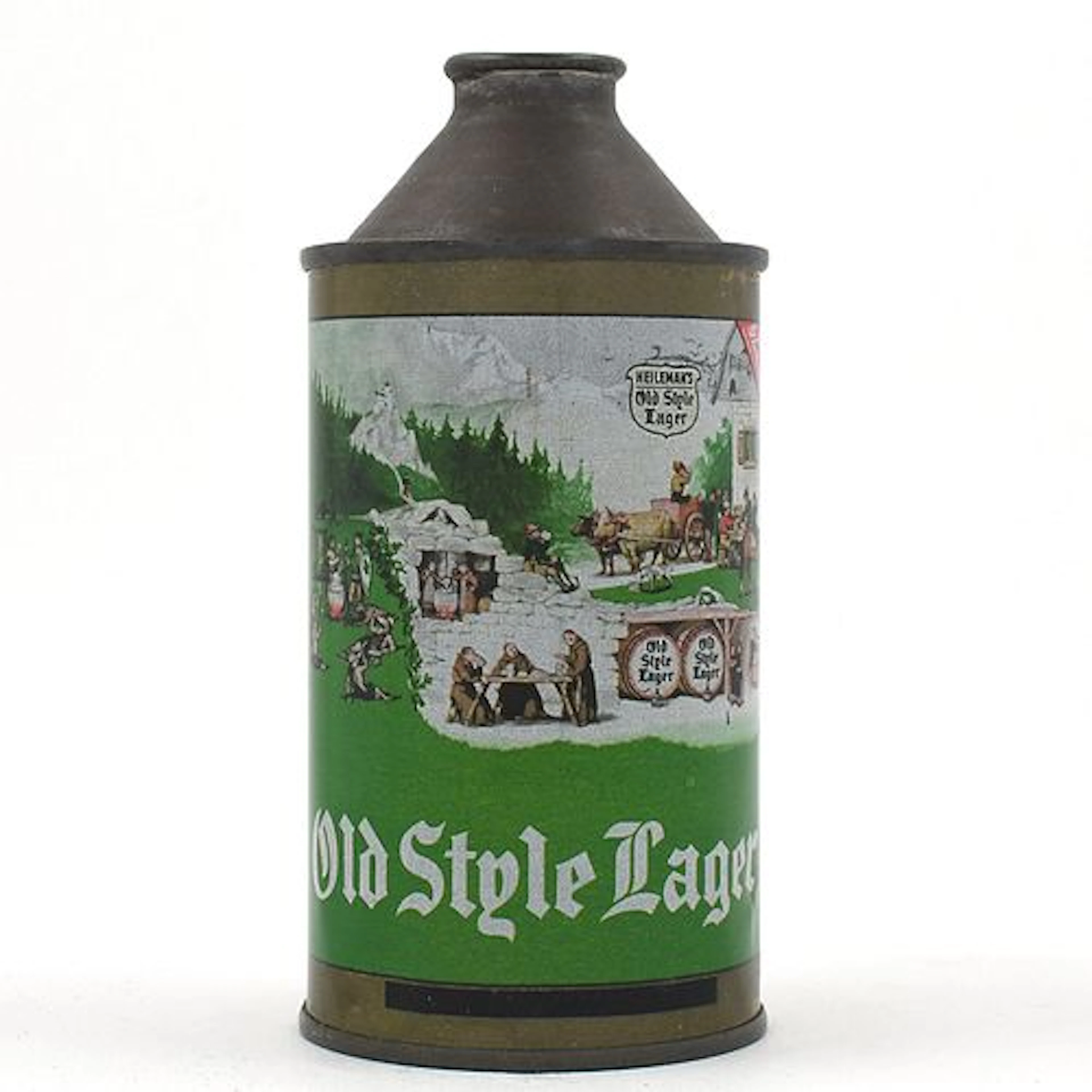 Old Style Lager Cone Top IRTP ALC BLACKED OUT 177-24