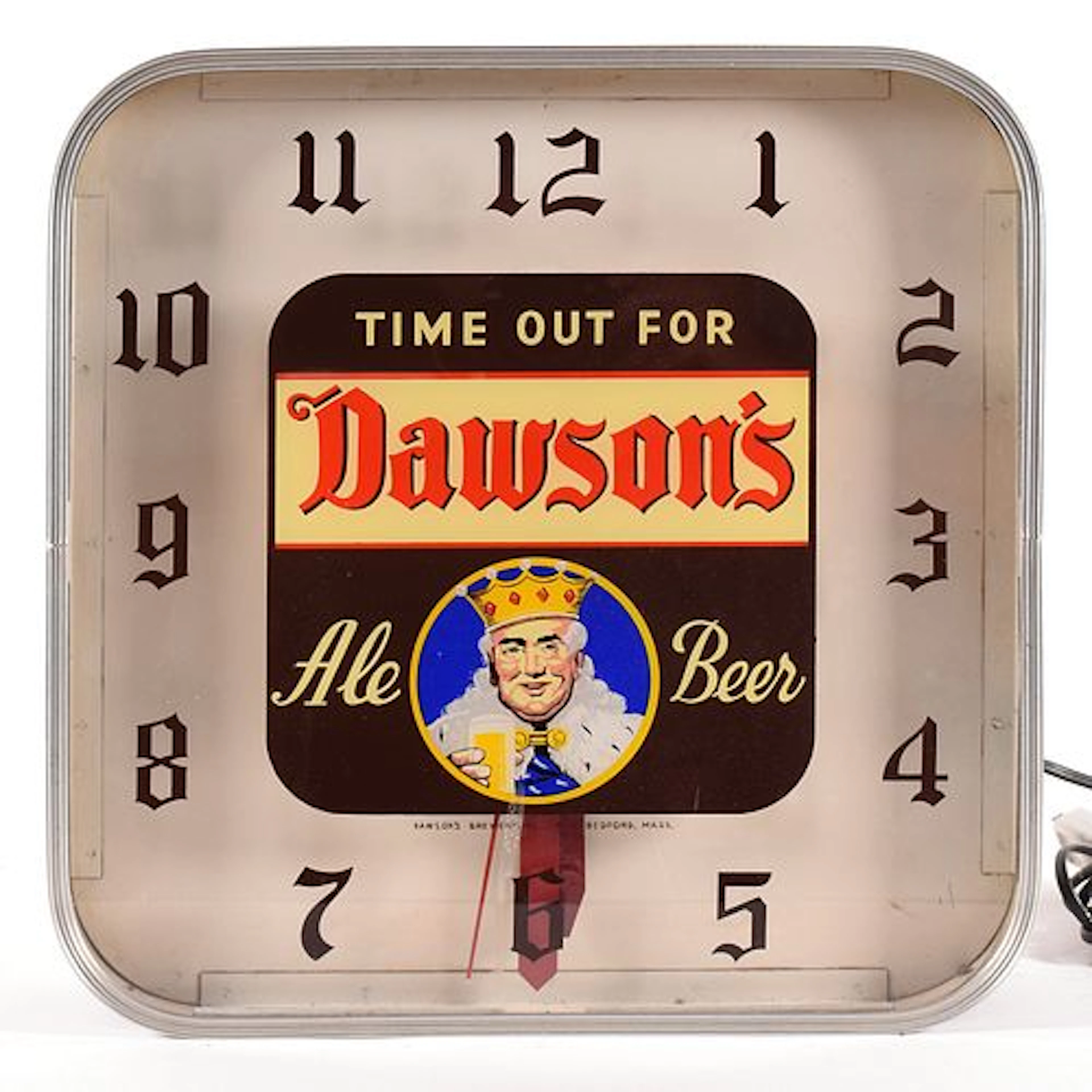 Dawsons Ale Beer RPG Illuminated Clock EXCEPTIONAL