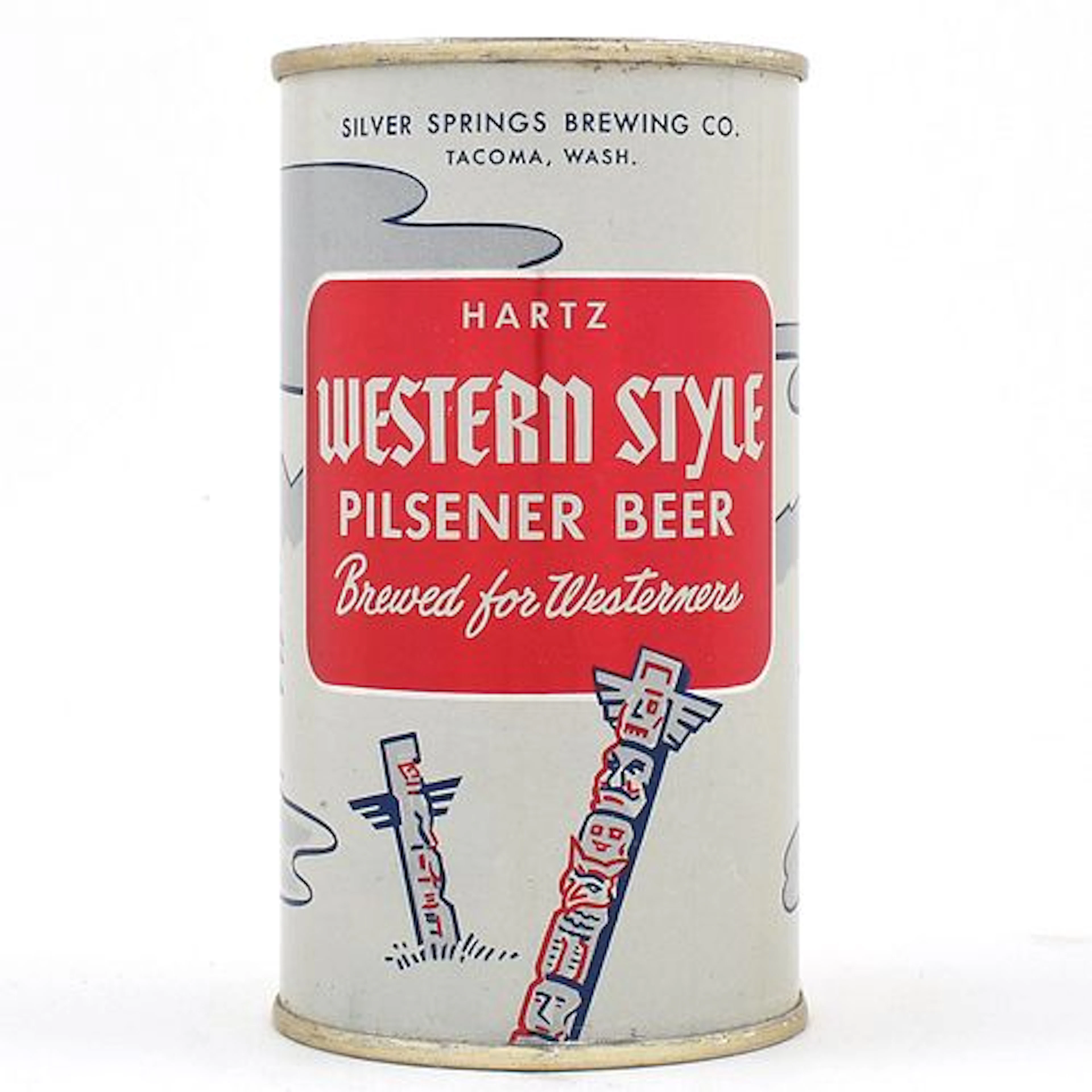 Western Style Beer Flat Top SMALL LABEL 145-11
