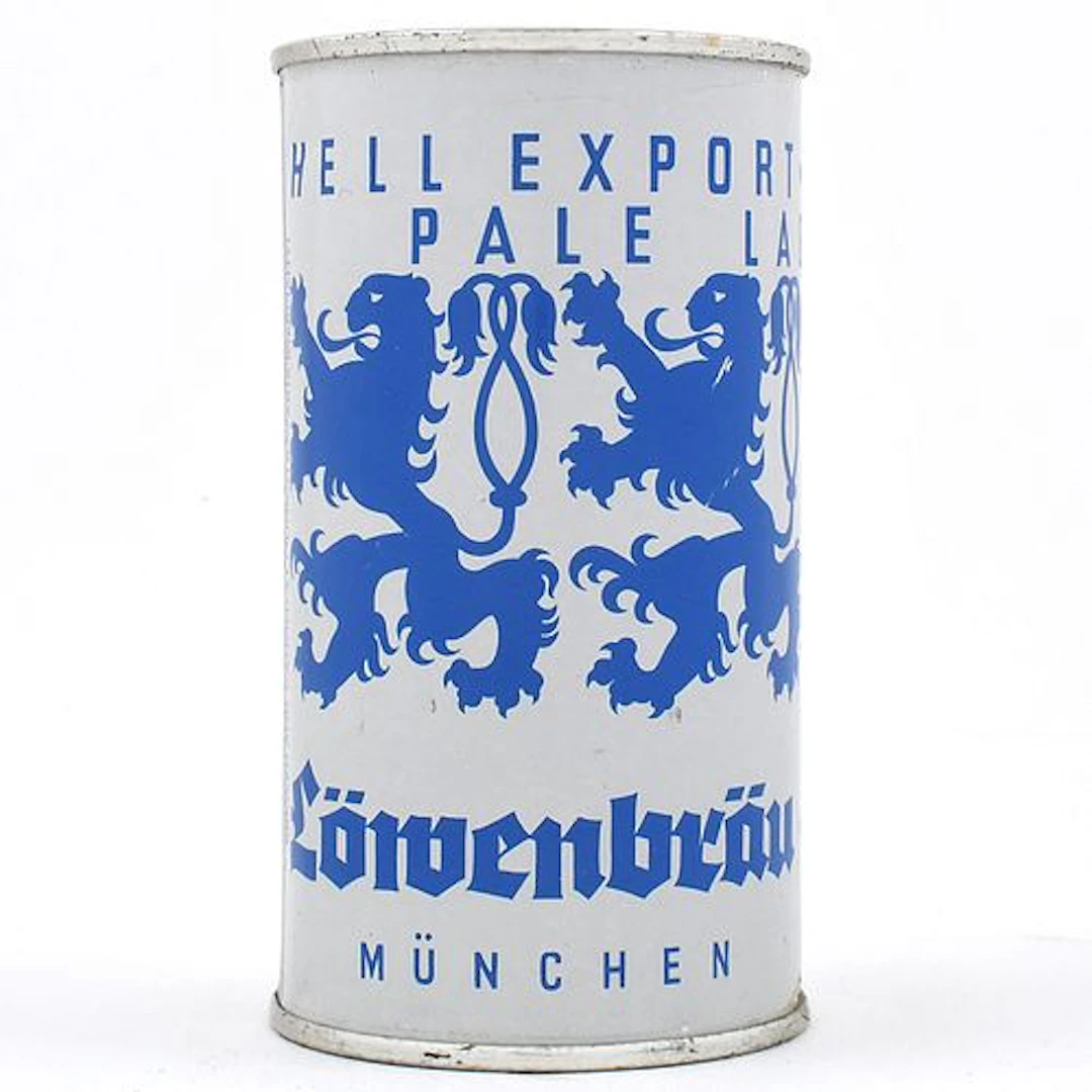 Lowenbrau Beer German Flat Top EXCELLENT
