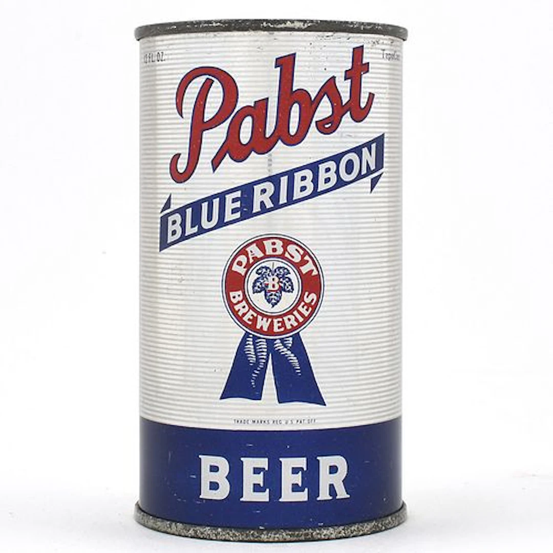 Pabst Blue Ribbon Beer Flat Top MILWAUKEE IRTP 33 SILVER PANELS 111-19