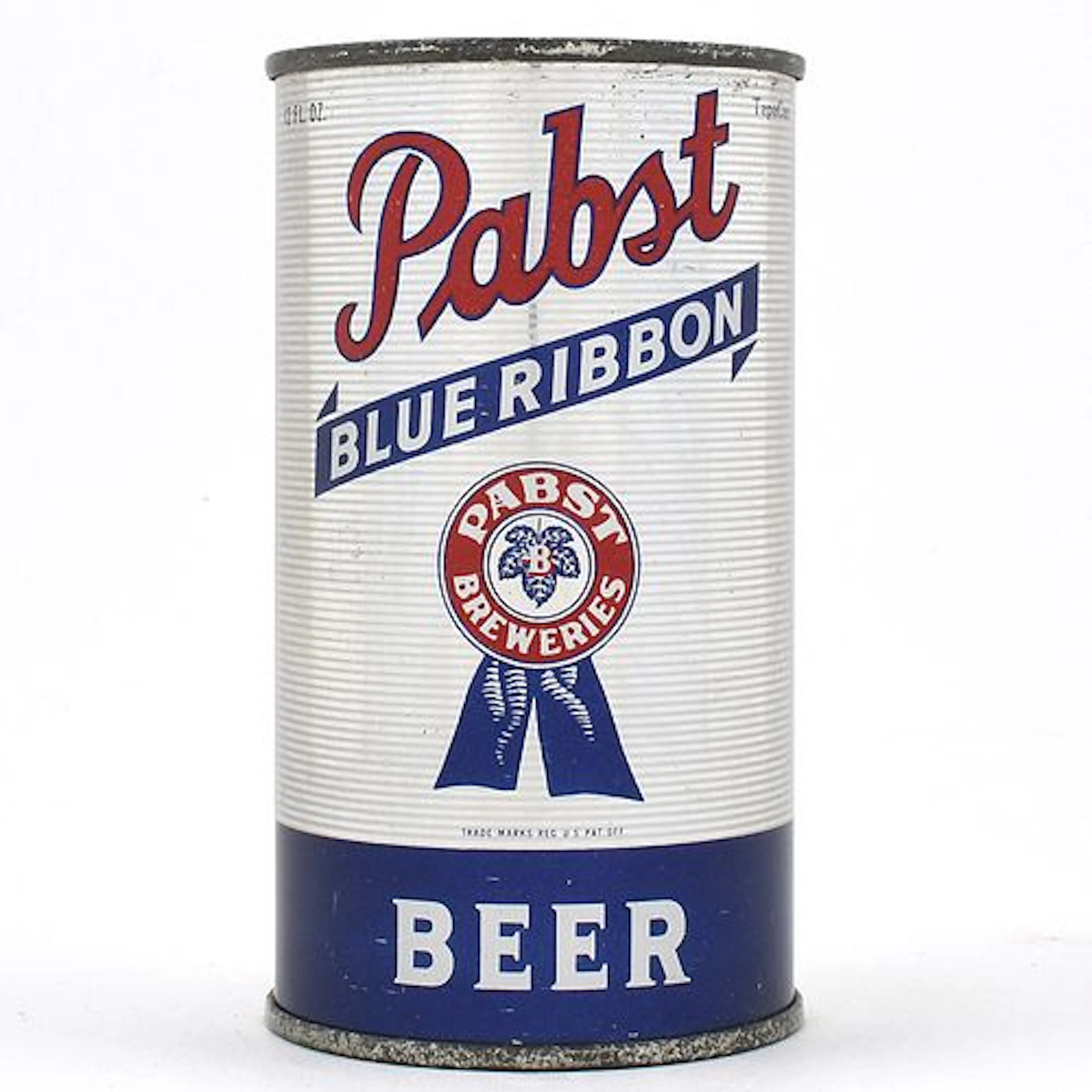 Pabst Blue Ribbon Beer Flat Top MILWAUKEE IRTP 33 SILVER PANELS 111-19