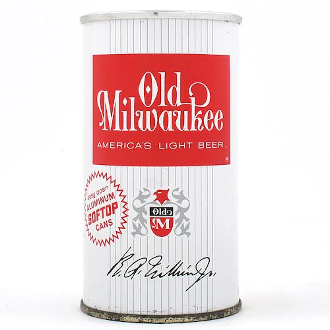 Old Milwaukee Beer Softop Flat Top MILWAUKEE 1962 107-32