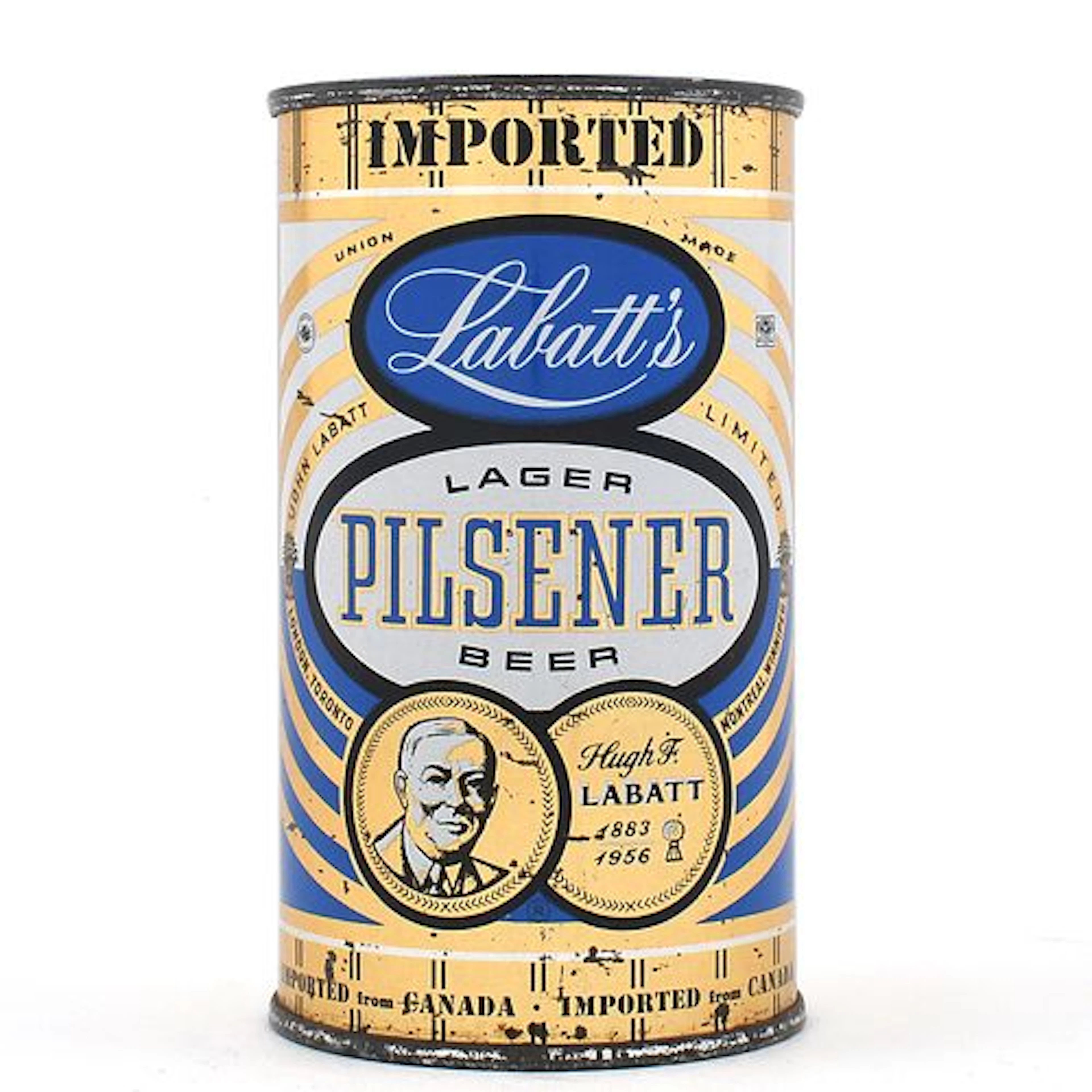 Labatts Pilsener Beer Canadian Flat Top SHARP