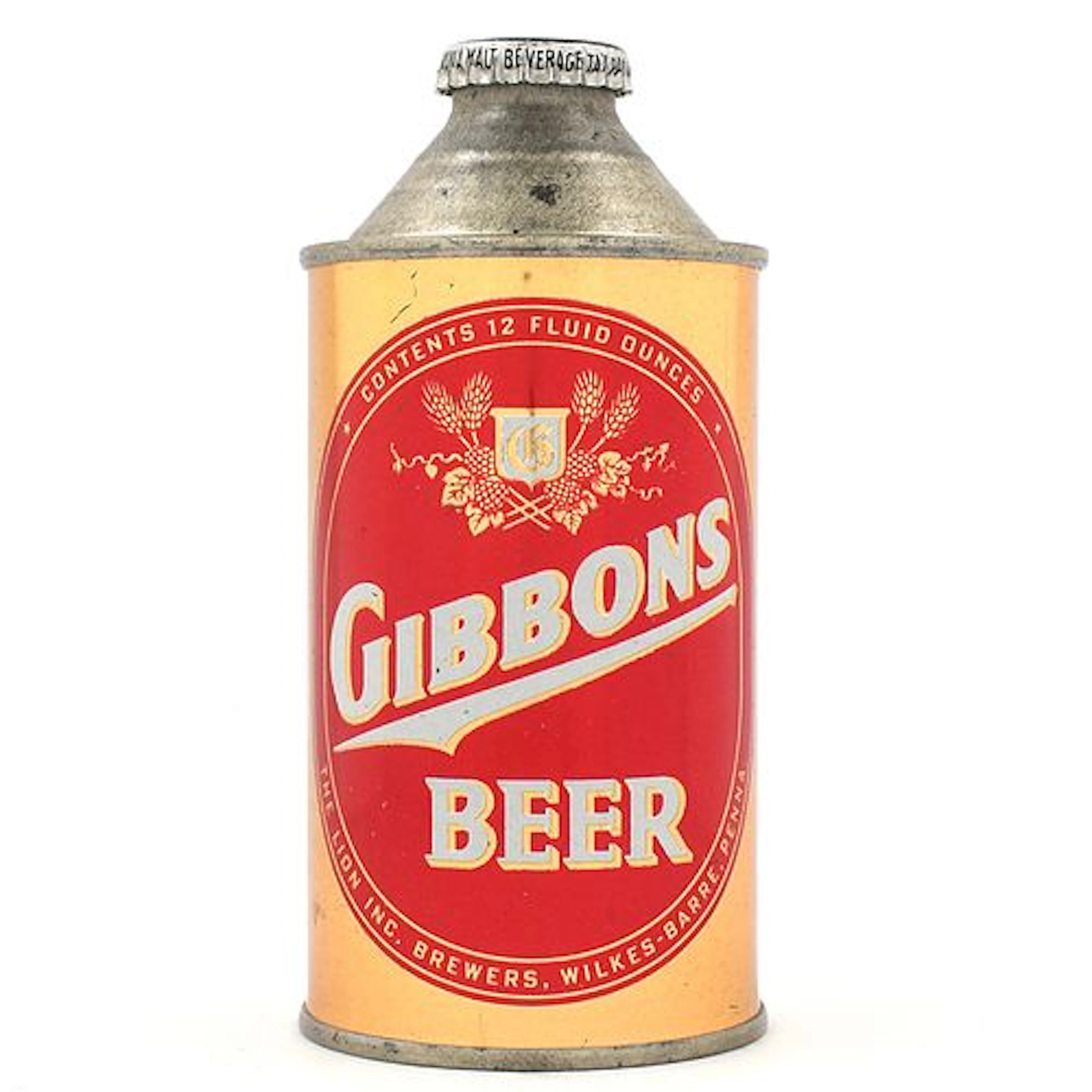 Gibbons Beer Cone Top 164-27 EXCEPTIONAL