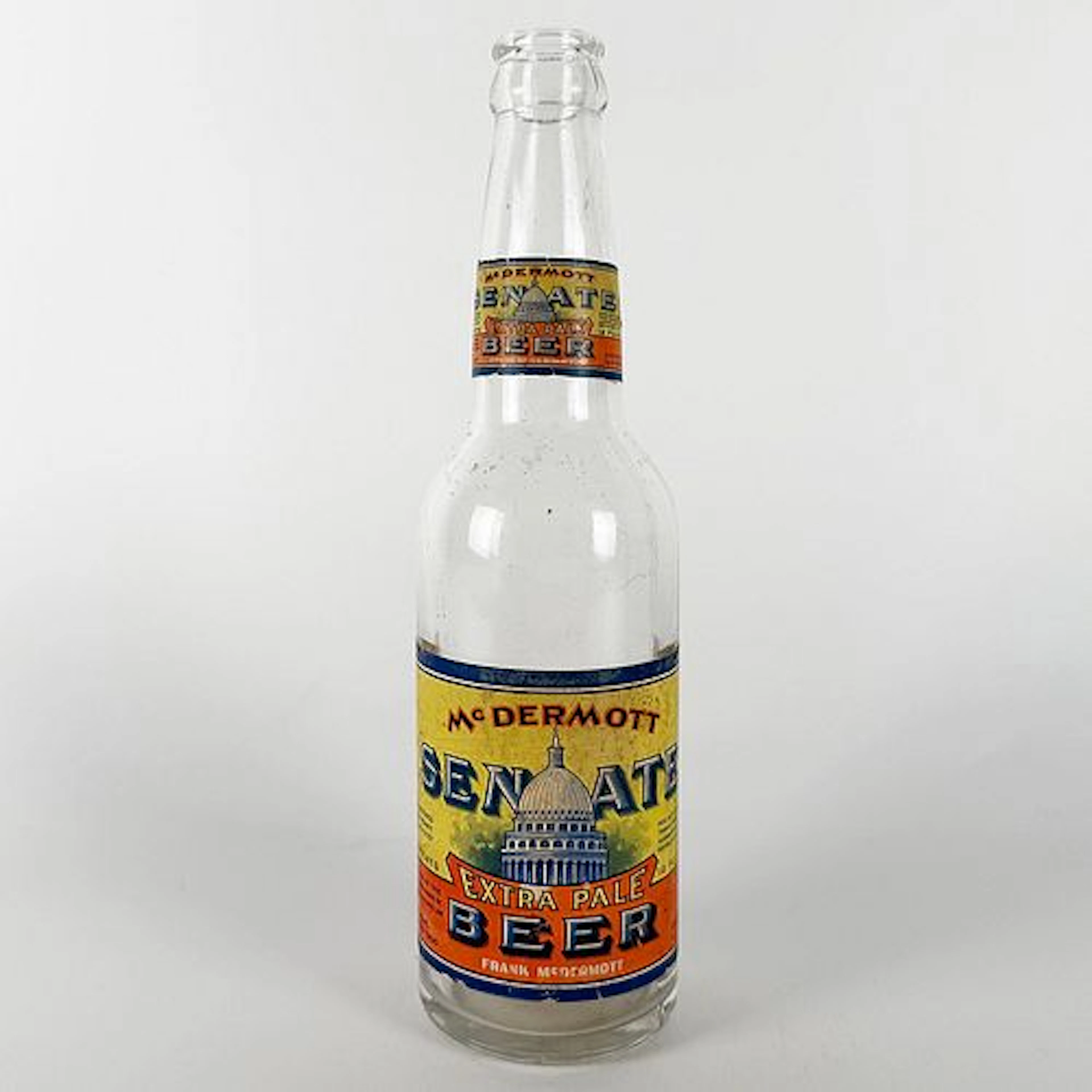 McDermott Senate Extra Pale Beer 12 oz. Labeled Bottle CHICAGO