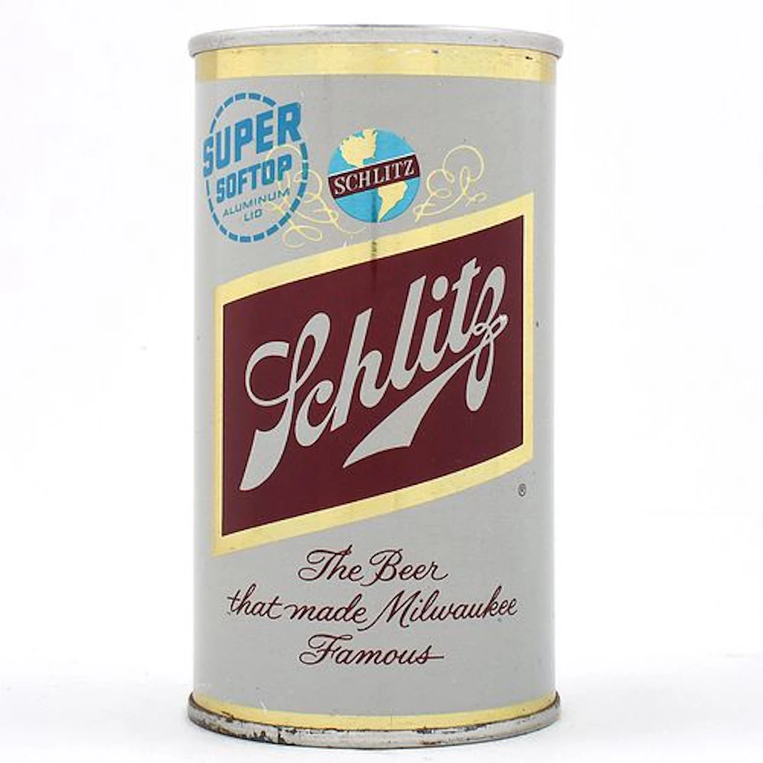 Schlitz Beer Softop Flat Top WITH PROMO 1962 KANSAS CITY L128-39 UNLISTED