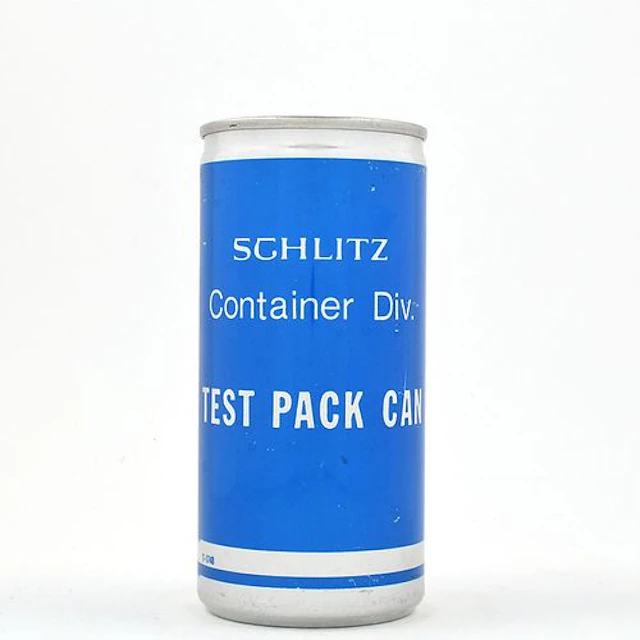 Schlitz Container Div Test Pack Pull Tab BLUE L245-20 UNLISTED