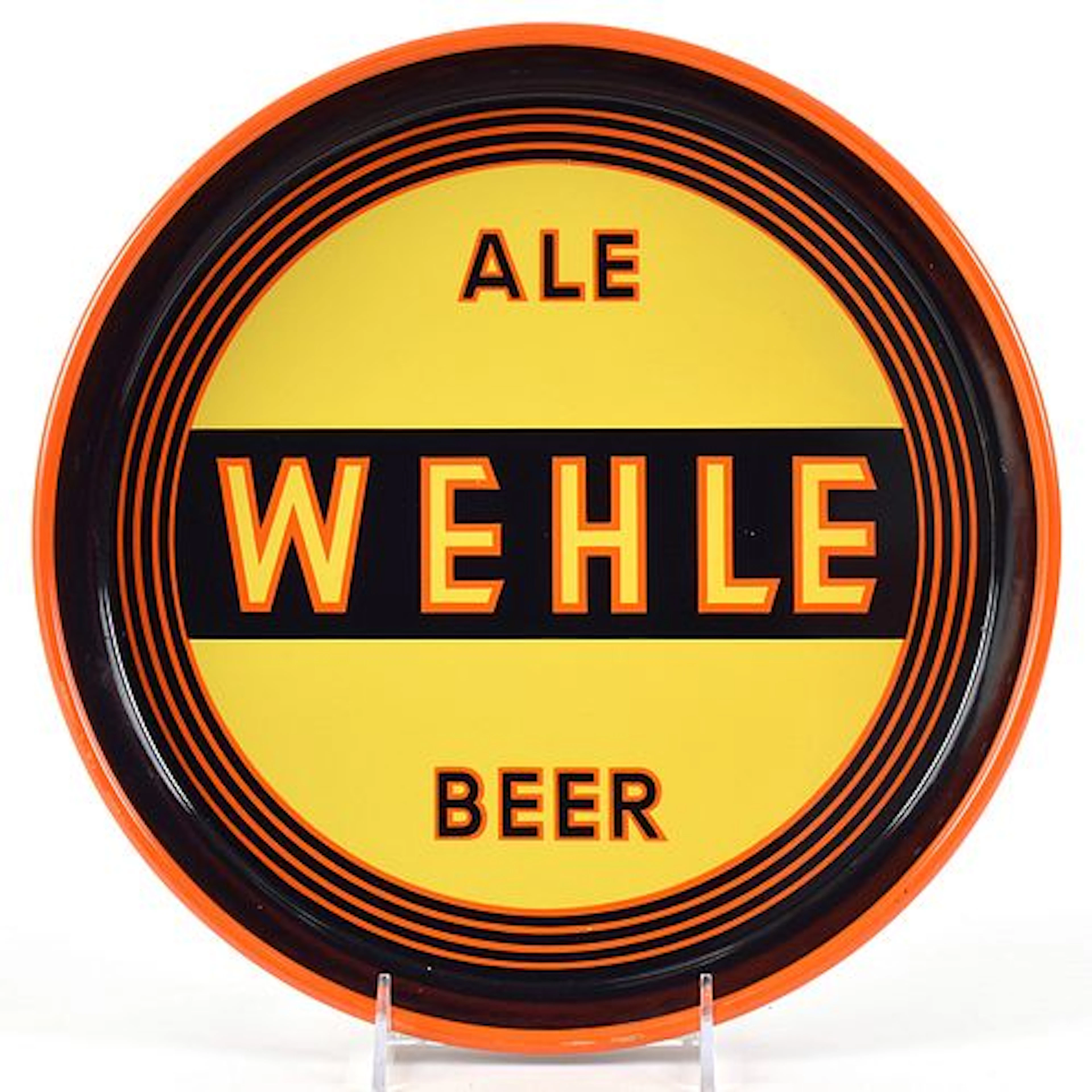 Wehle Ale-Beer 1930s Serving Tray MINTY