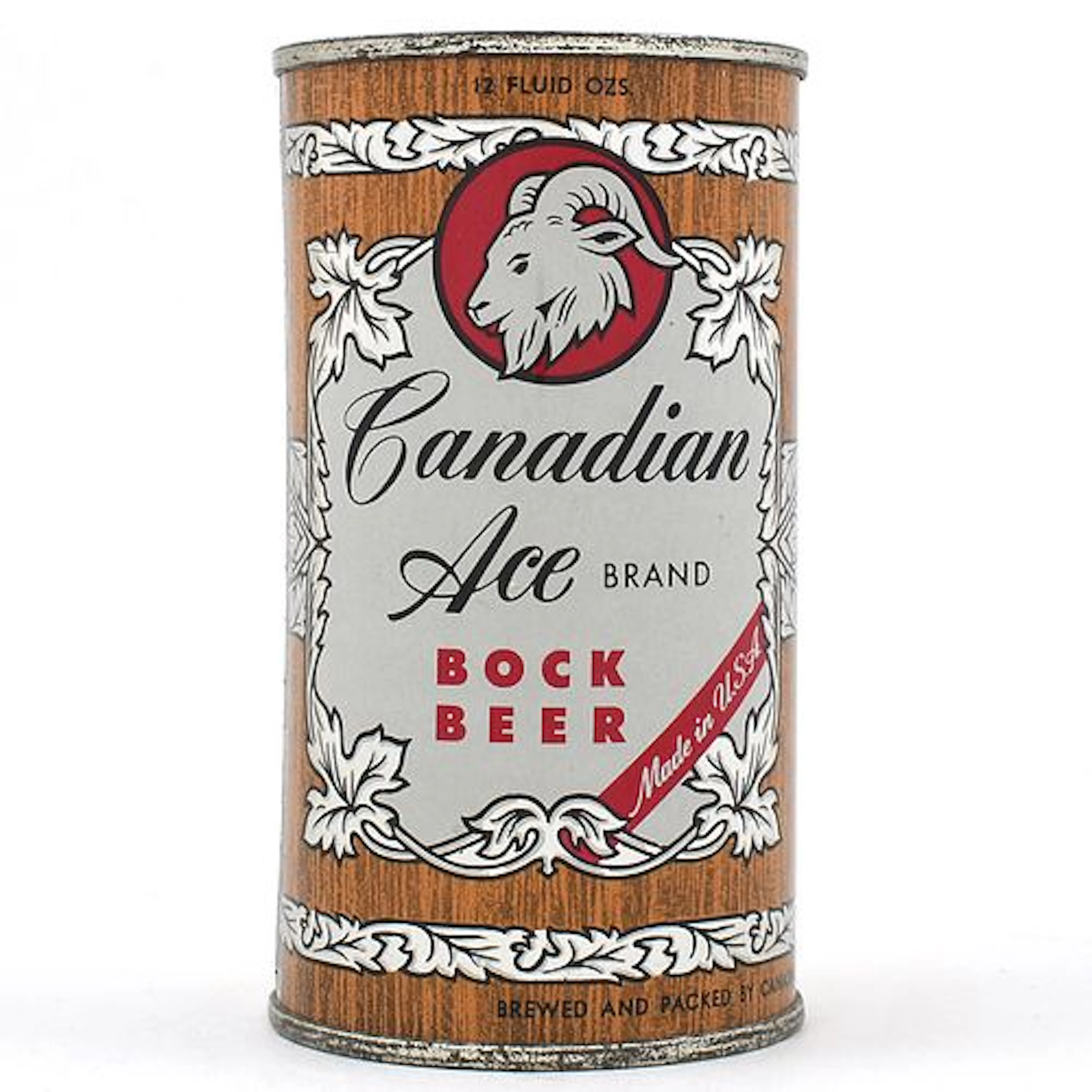 Canadian Ace Bock Flat Top NO CANNING CO BLANK LIDS 48-16 MINTY