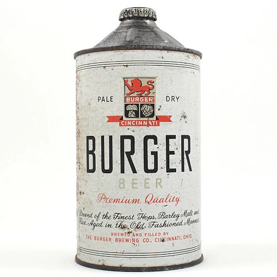 Burger Beer Quart Cone Top 204-15 RARE