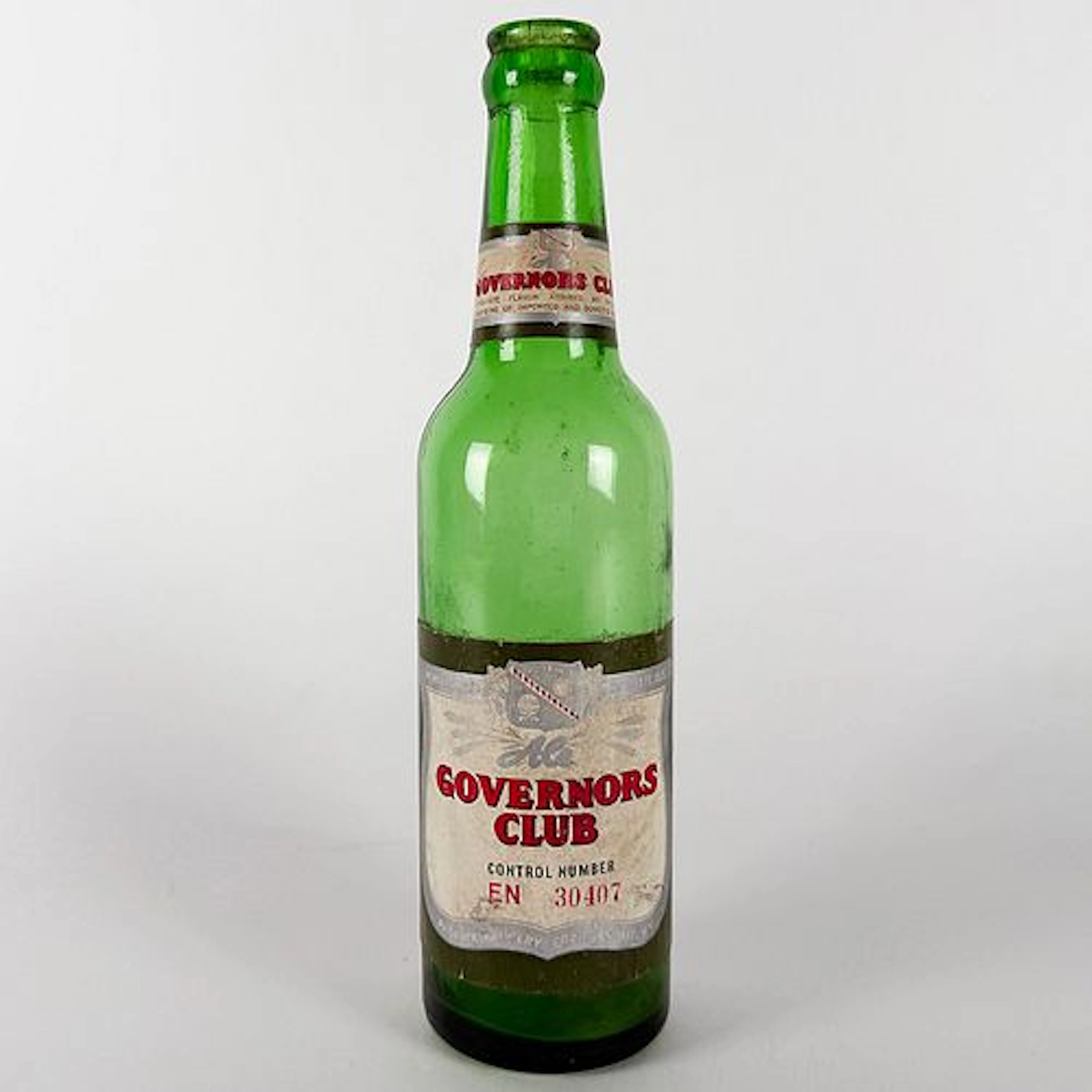 Governors Club Ale Green Labeled Bottle PHOENIX BUFFALO