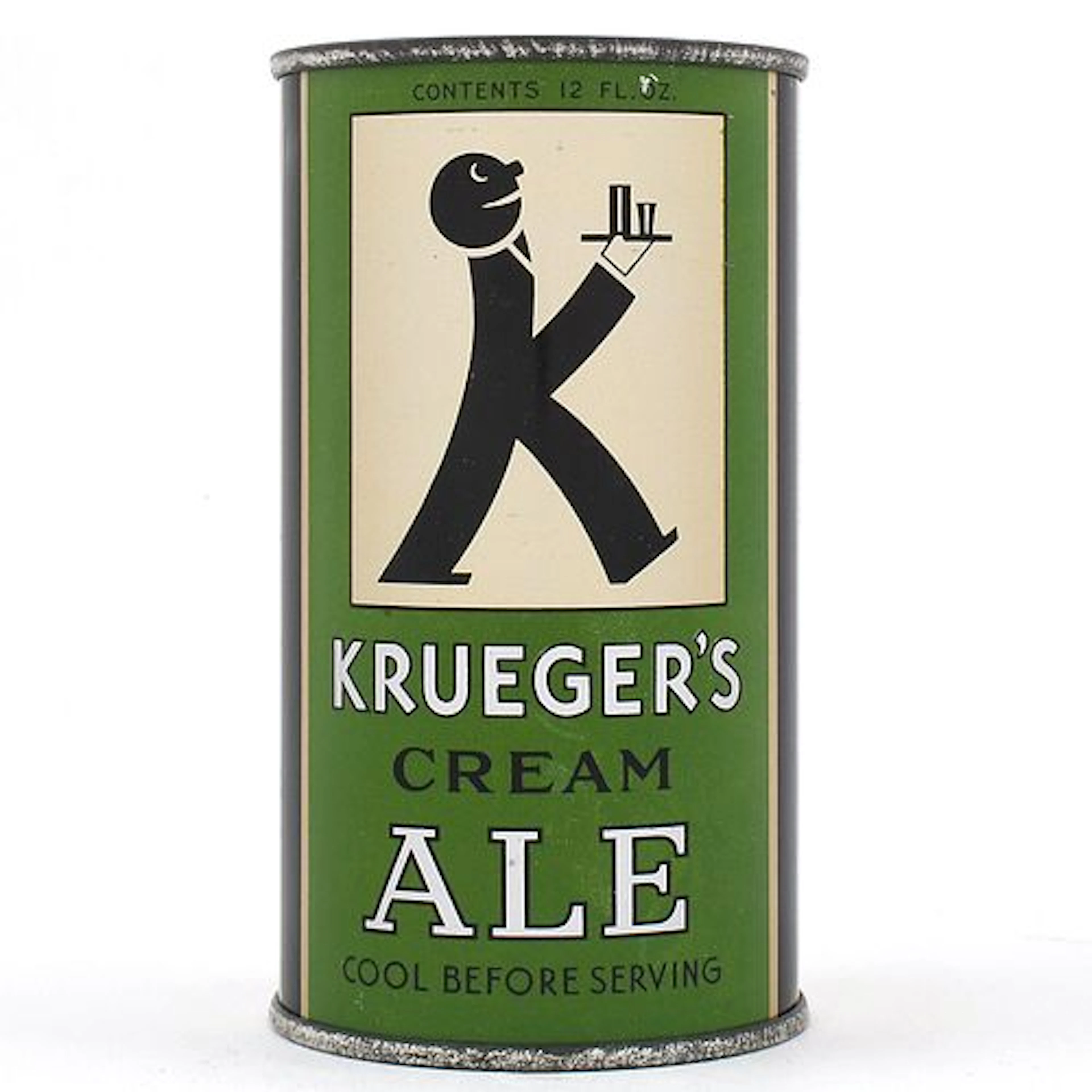 Kruegers Cream Ale PRETAX Flat Top 89-22 ACTUAL OI 456 EARLIEST PRODUCTION