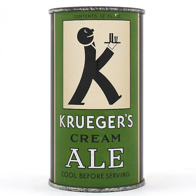 Kruegers Cream Ale PRETAX Flat Top 89-22 ACTUAL OI 456 EARLIEST PRODUCTION