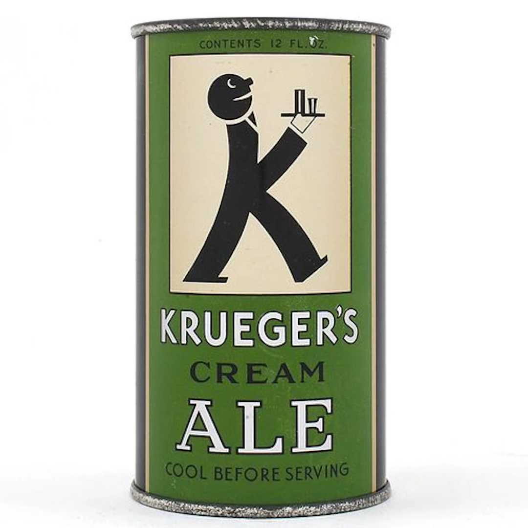 Kruegers Cream Ale PRETAX Flat Top 89-22 ACTUAL OI 456 EARLIEST PRODUCTION