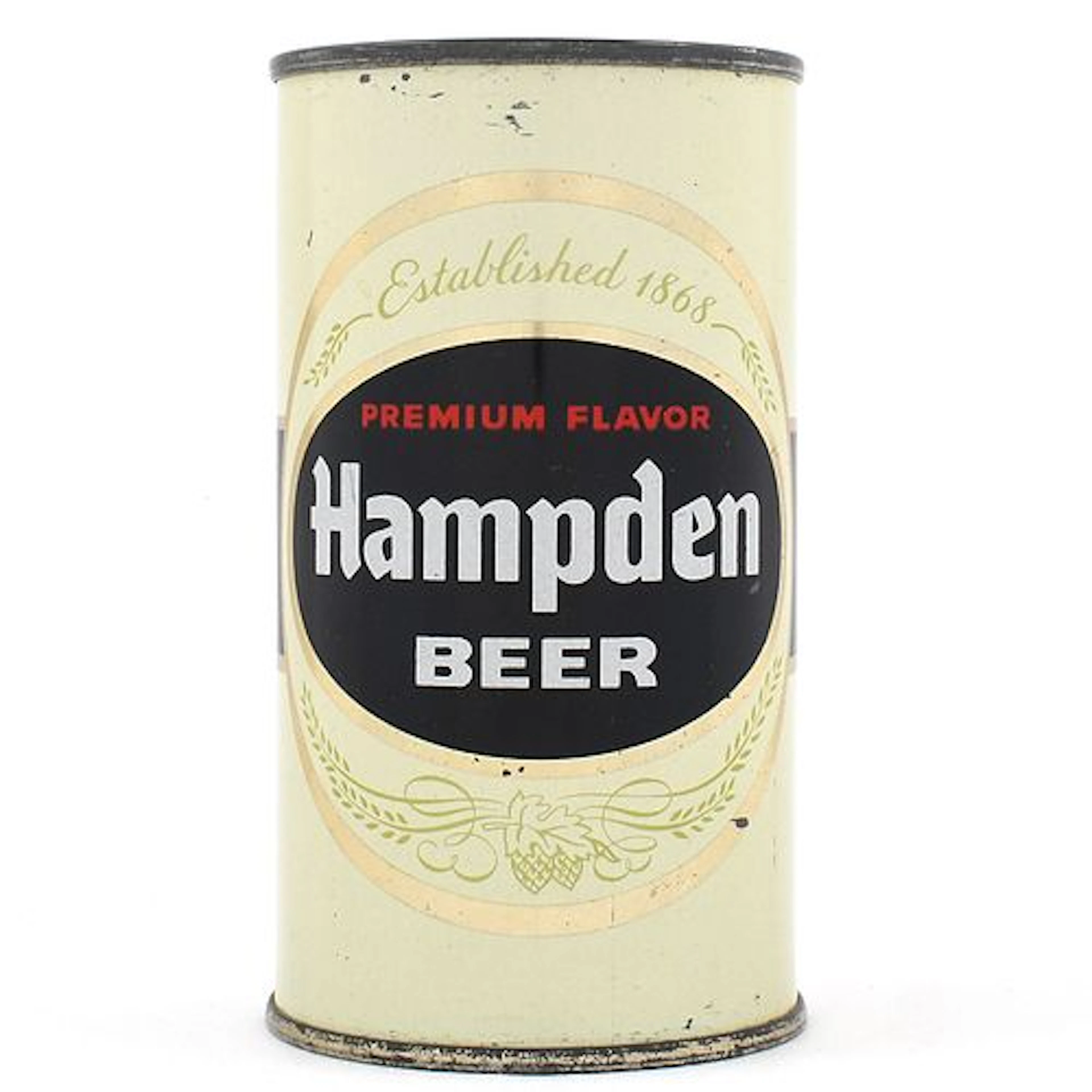 Hampden Beer Flat Top PALE YELLOW 79-39 UNLISTED