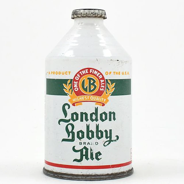 London Bobby Ale Crowntainer 196-32 CLEAN