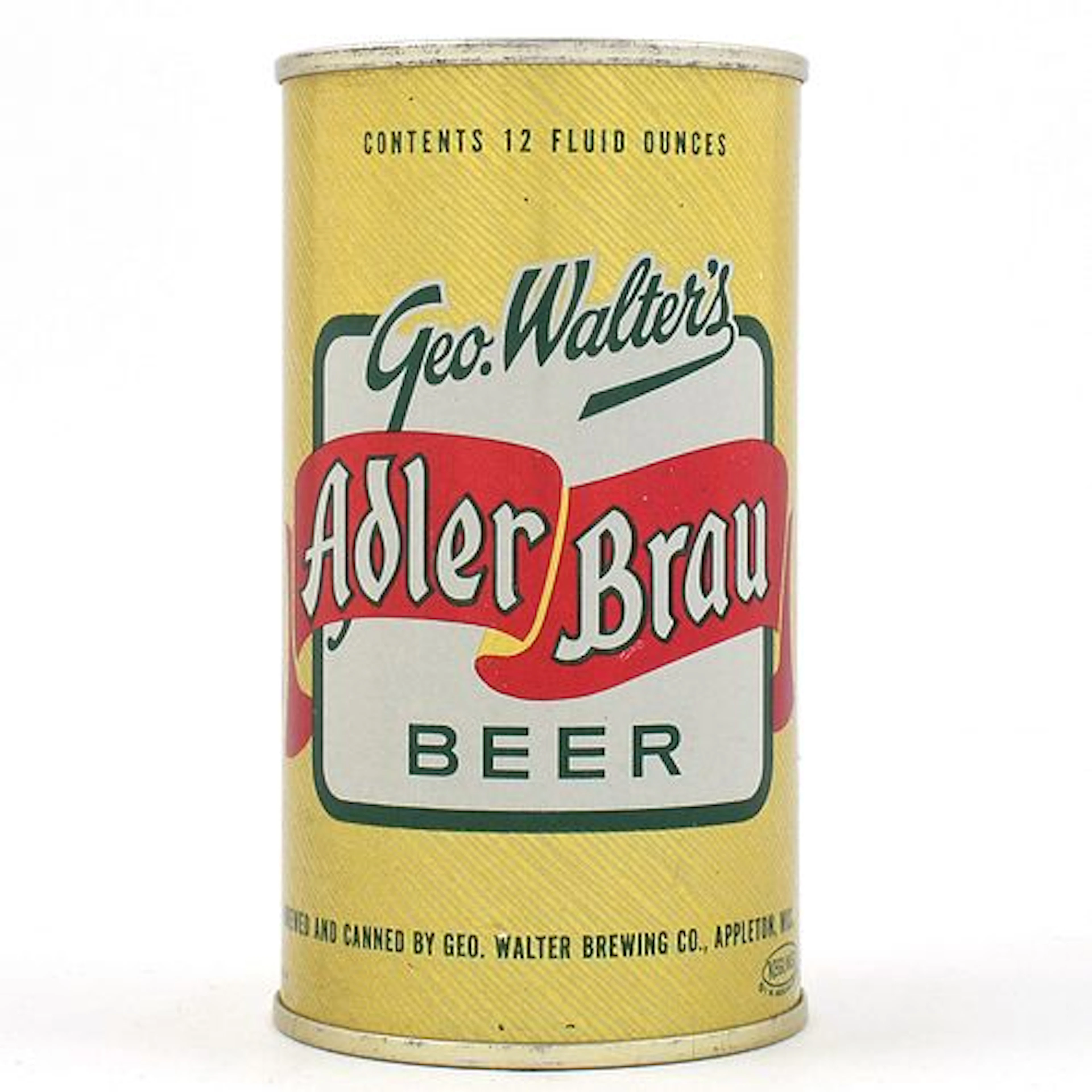 Adler Brau Beer Bank Lid Flat Top 29-22 MINTY