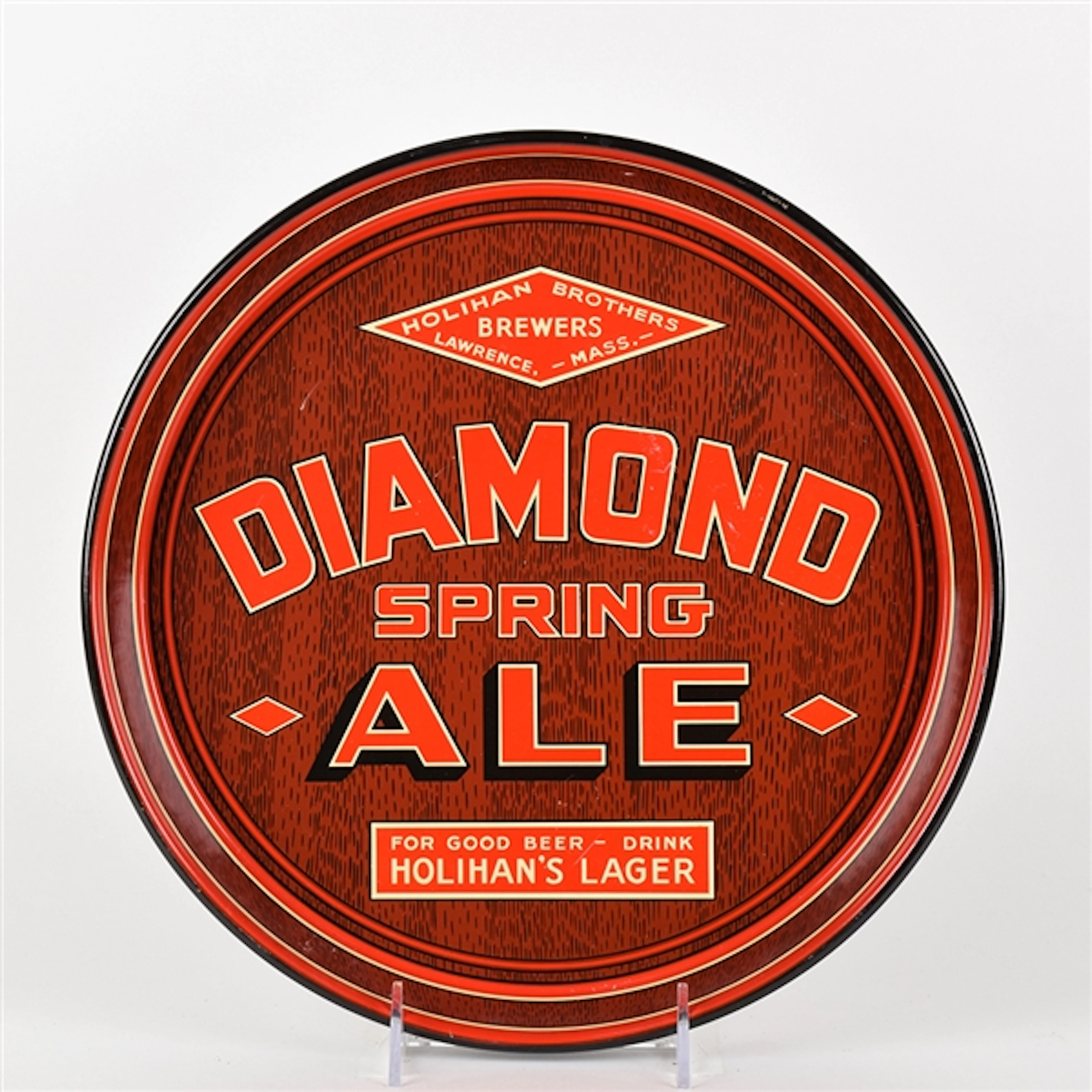 Diamond Spring Ale 1930s Serving Tray