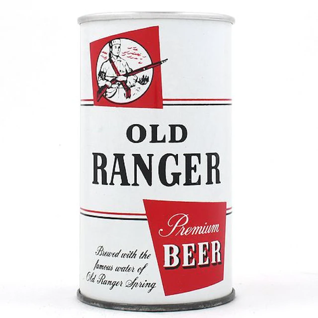 Old Ranger Beer Zip Top HORNELL 102-25 MINTY