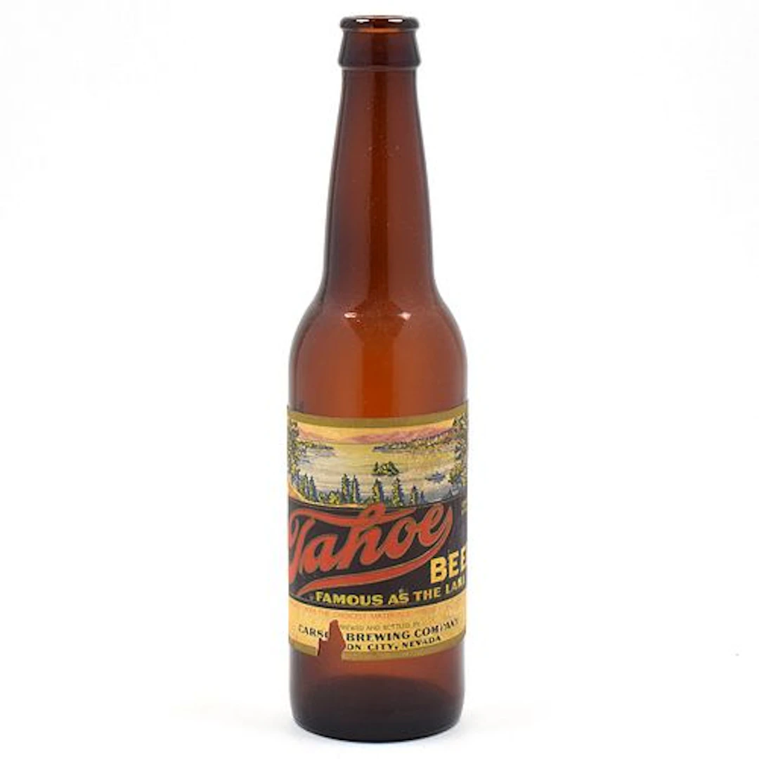 Tahoe Beer 1930s Long Neck Bottle FAMOUS AS THE LAKE