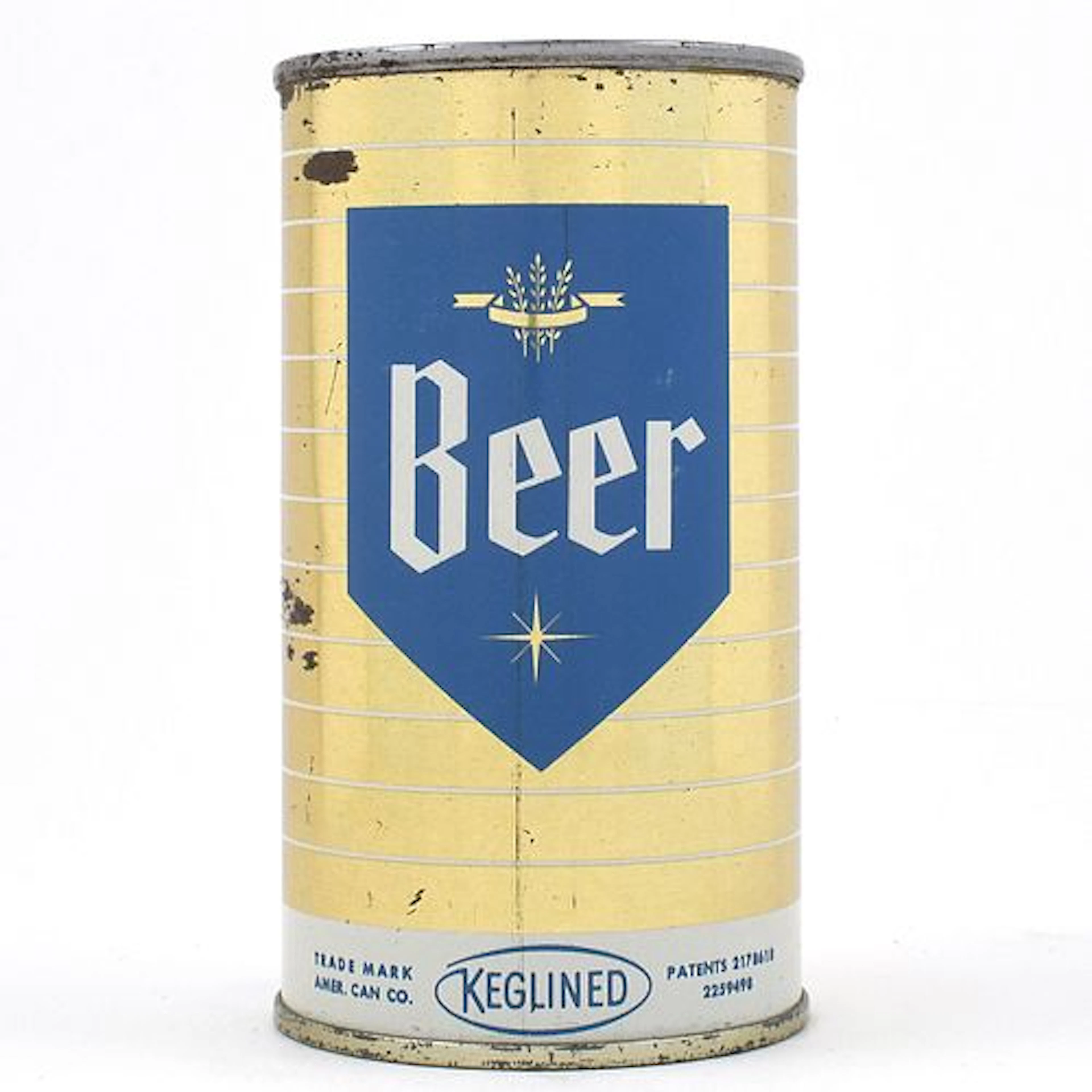 American Can Co Promo Flat Top KEGLINED CERAFILM