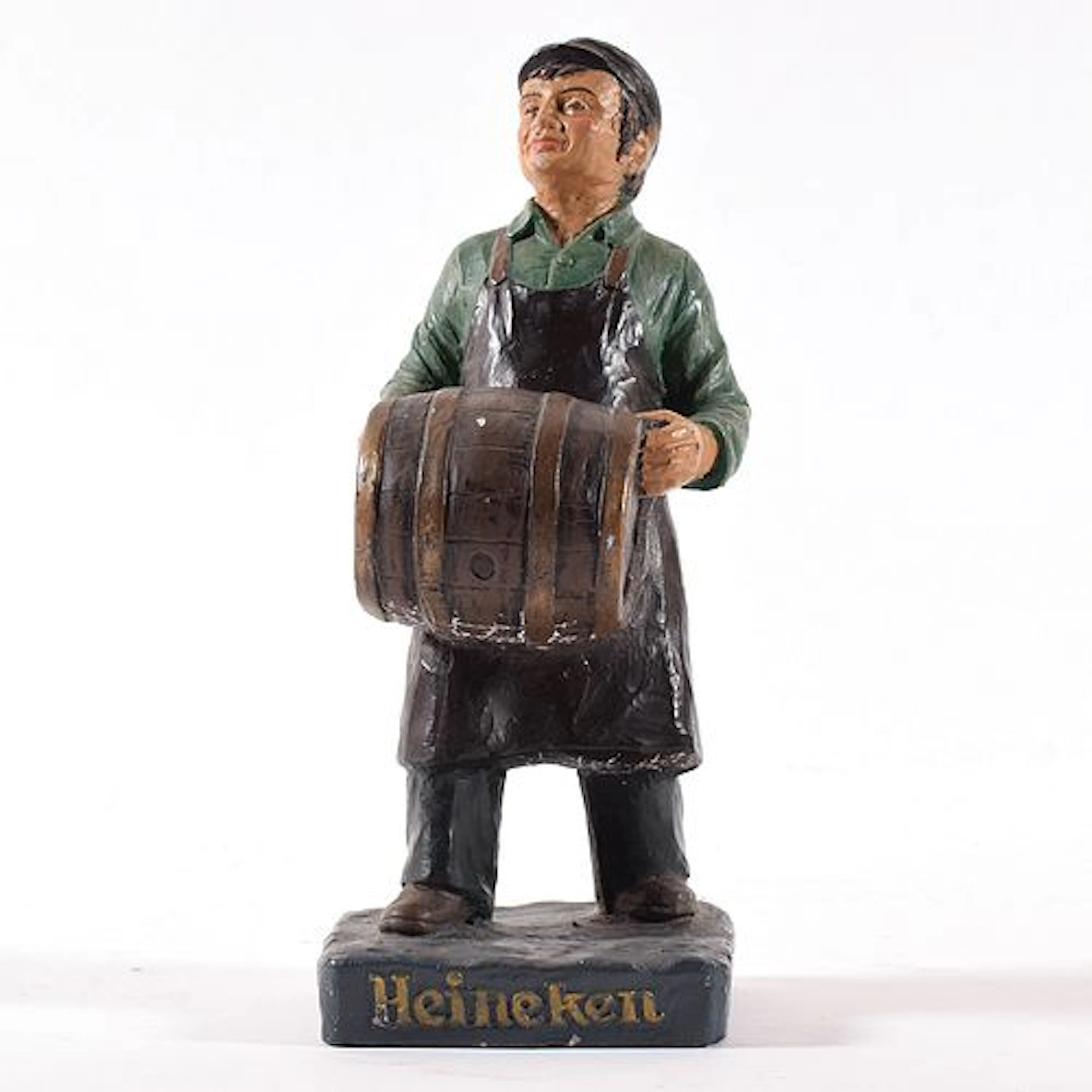 Heineken Beer 1940s Chalk Back Bar Statue