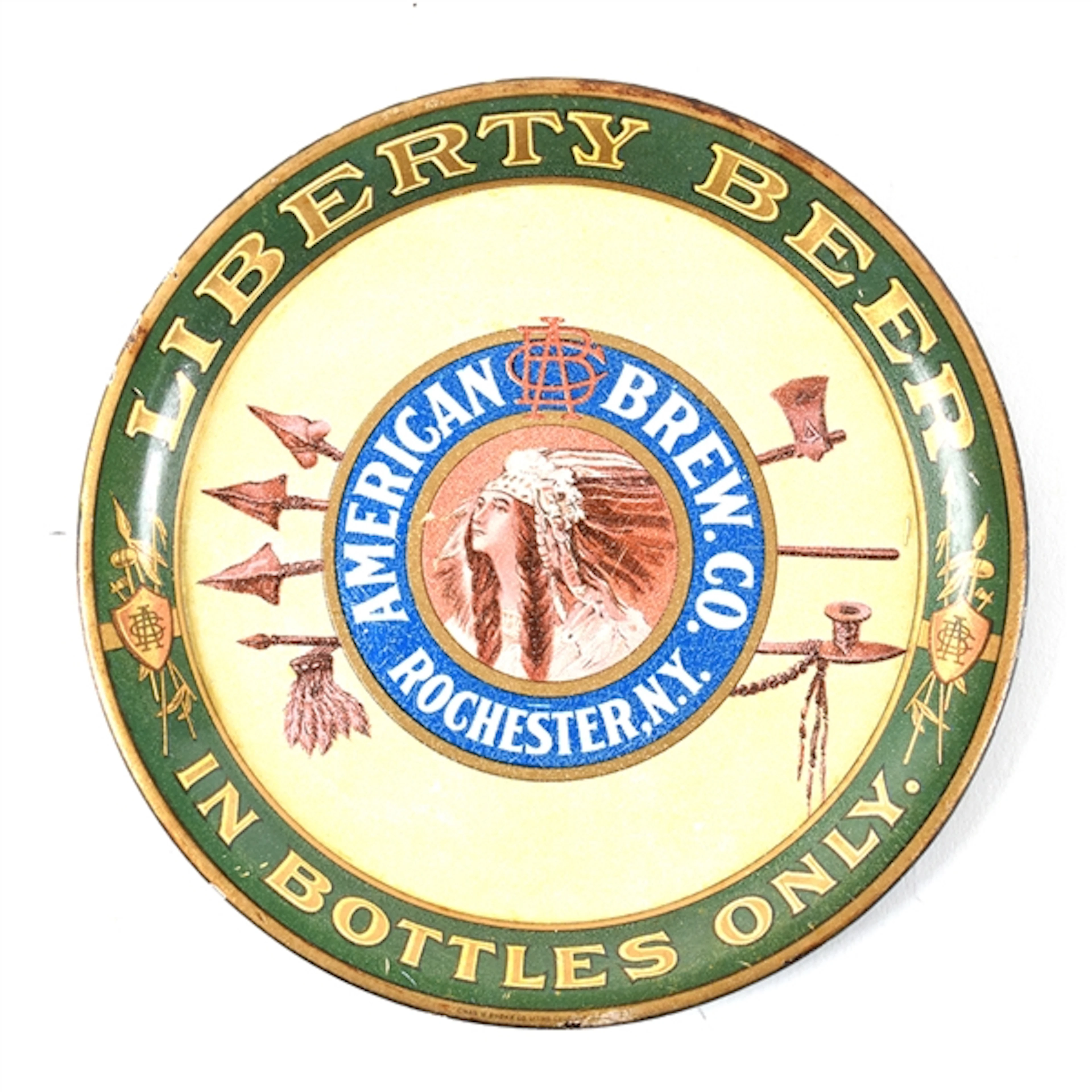 Liberty Beer Pre-Prohibition Tip Tray