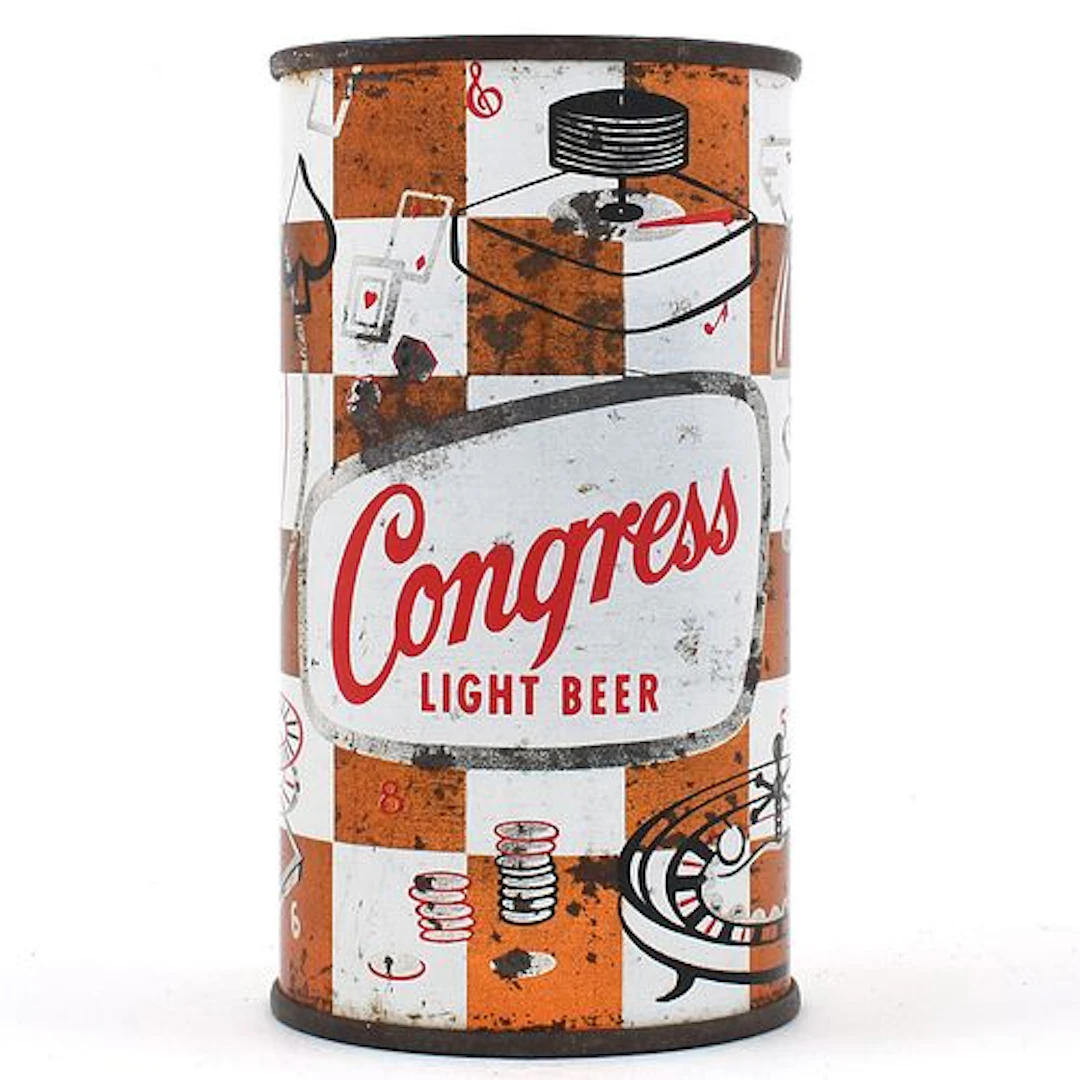 Congress Beer Set Flat Top GAMES 50-29