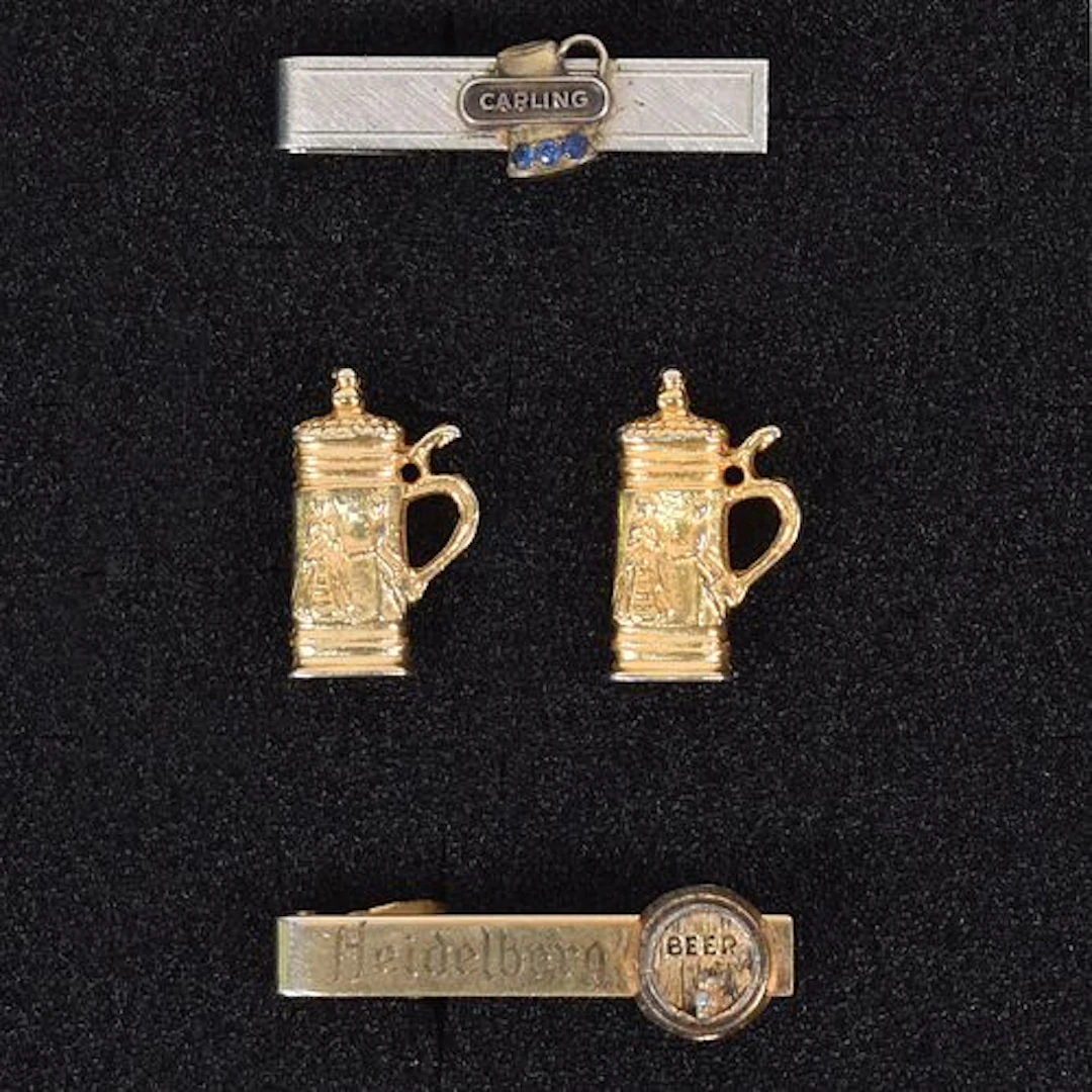 Mens 1950s Beer Jewelry HEIDELBERG CARLING