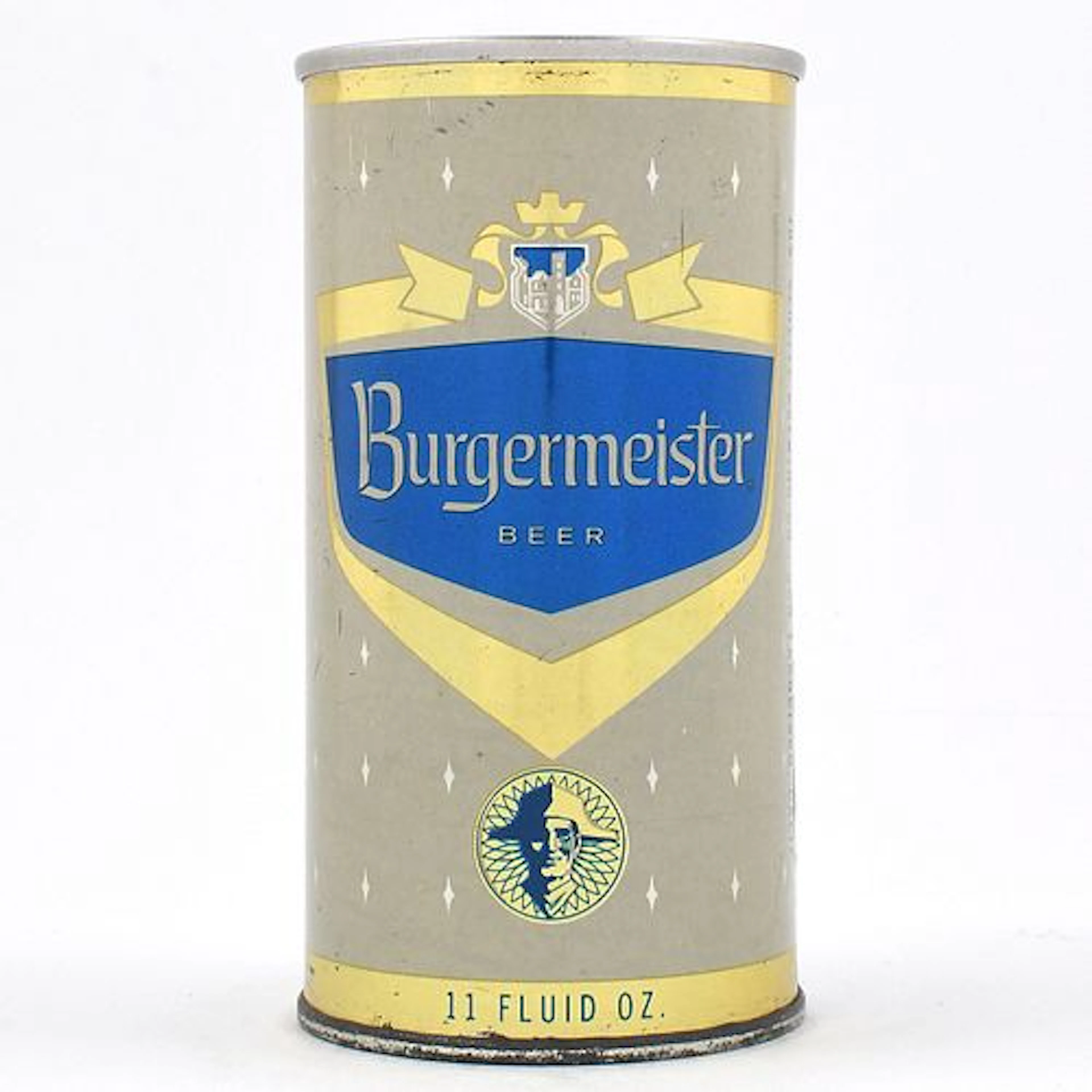Burgermeister Beer 11 Ounce Fan Tab SCHLITZ SAN FRAN 1964 51-22