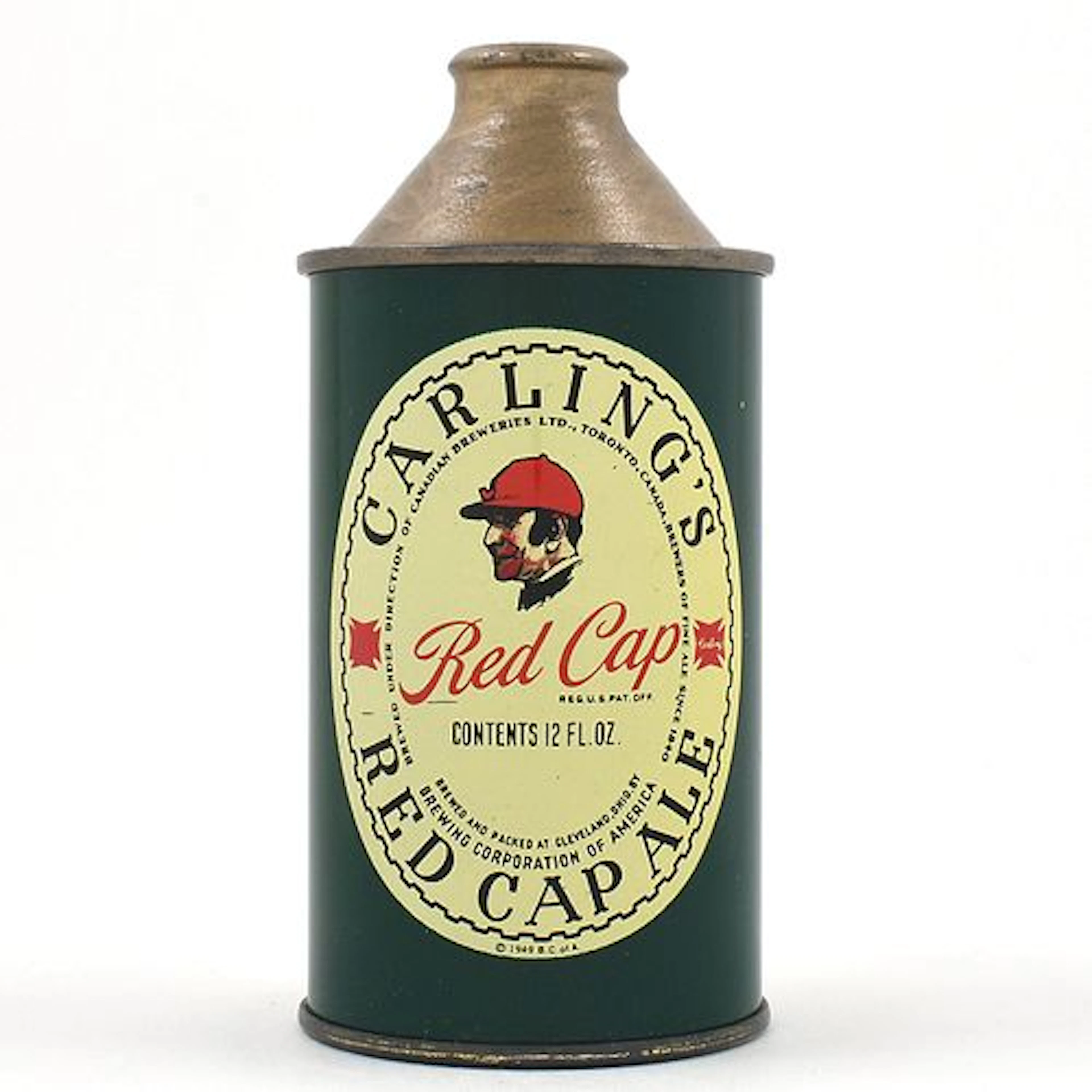 Carlings Red Cap Ale Cone Top NON-IRTP 156-28
