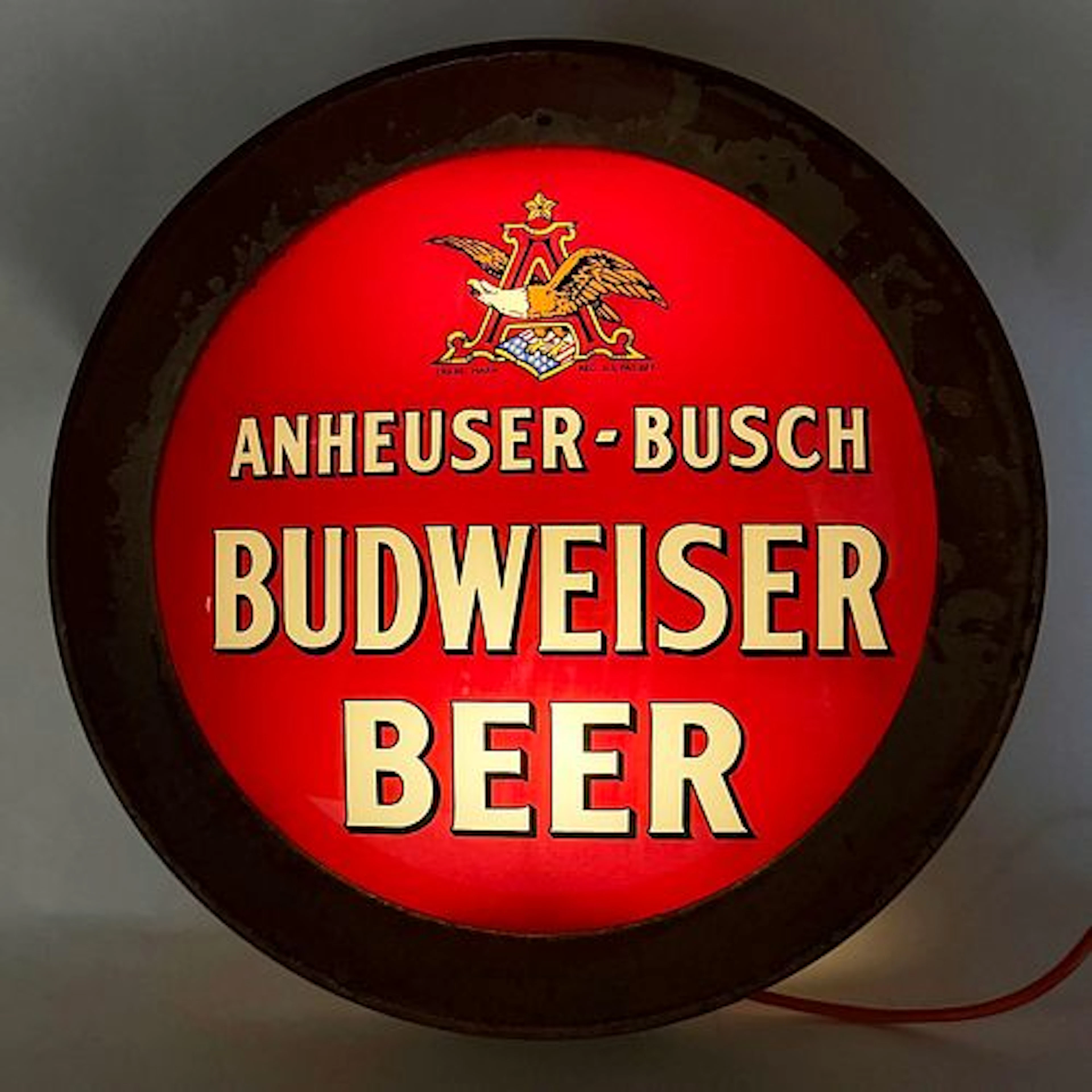 Anheuser-Busch Budweiser Beer Lighted Sign-ROG