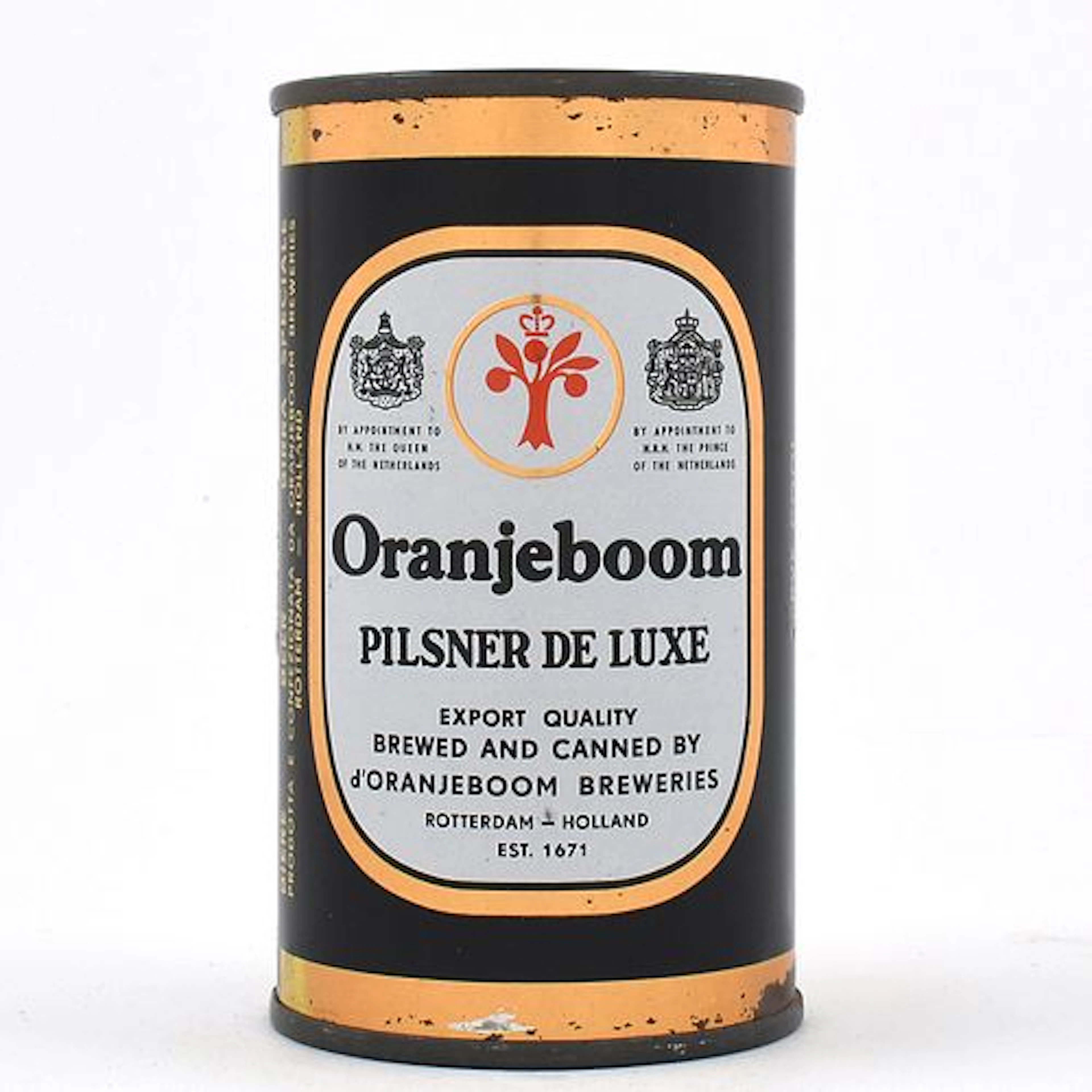 Oranjeboom Pilsner De Luxe Beer Netherlands Flat Top