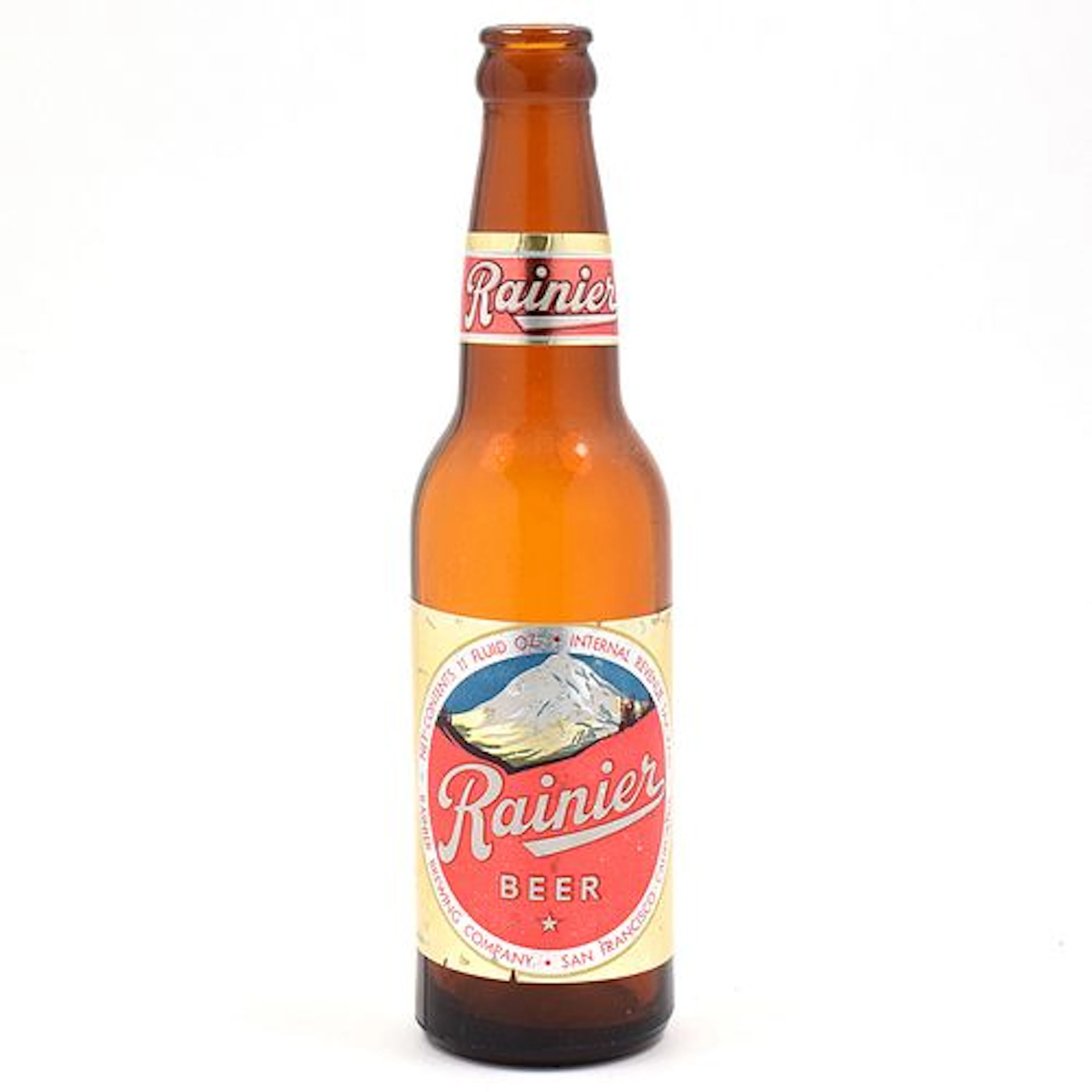 Rainier Beer 1940s Long Neck Bottle