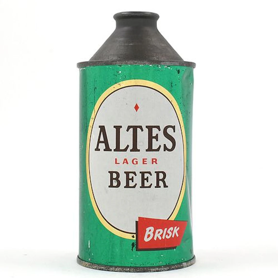 Altes Lager Beer Cone Top BRISK DETROIT 150-14