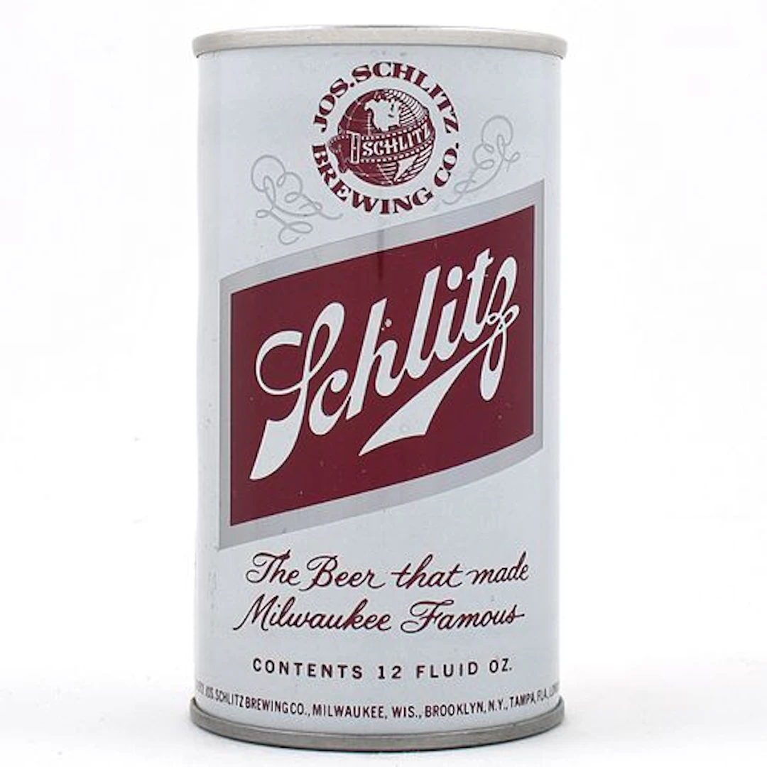 Schlitz Beer Test Pull Tab 1972 MILWAUKEE 8 CITIES 241-24 MINTY
