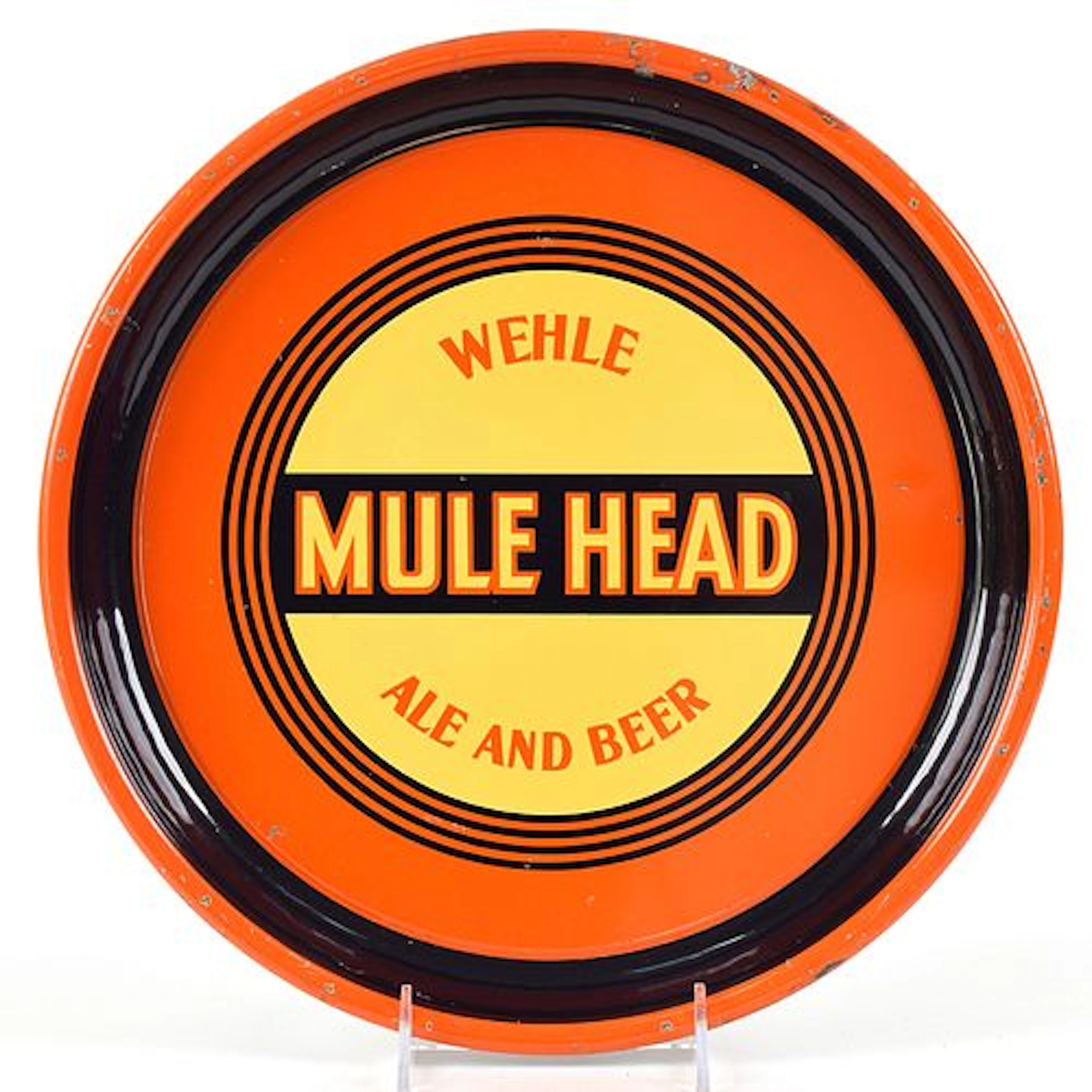 Mule Head And and beer 1930s Serving Tray