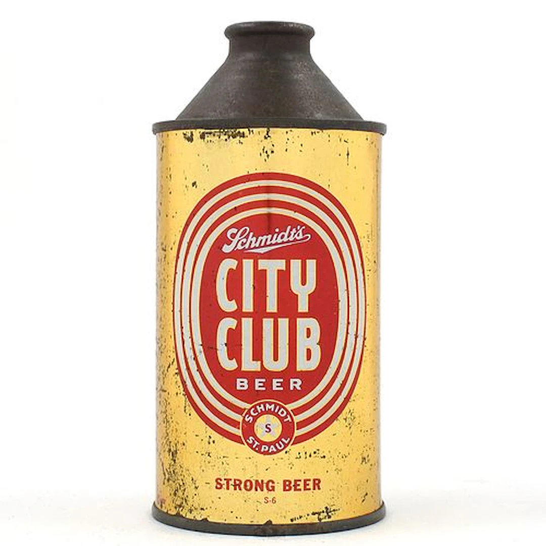 Schmidts City Club Beer Cone Top STRONG 184-15
