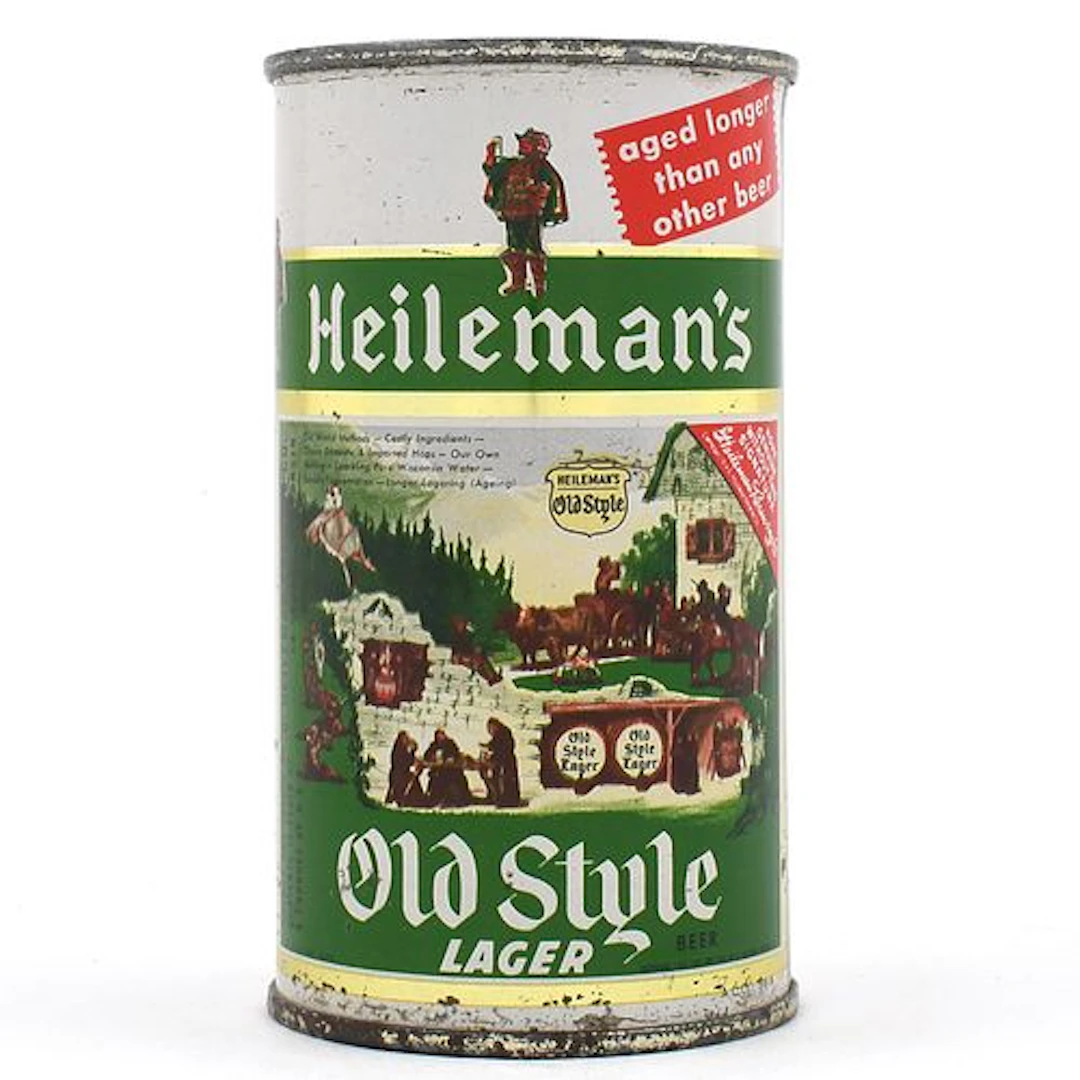 Heilemans Old Style Lager Beer Flat Top 108-15