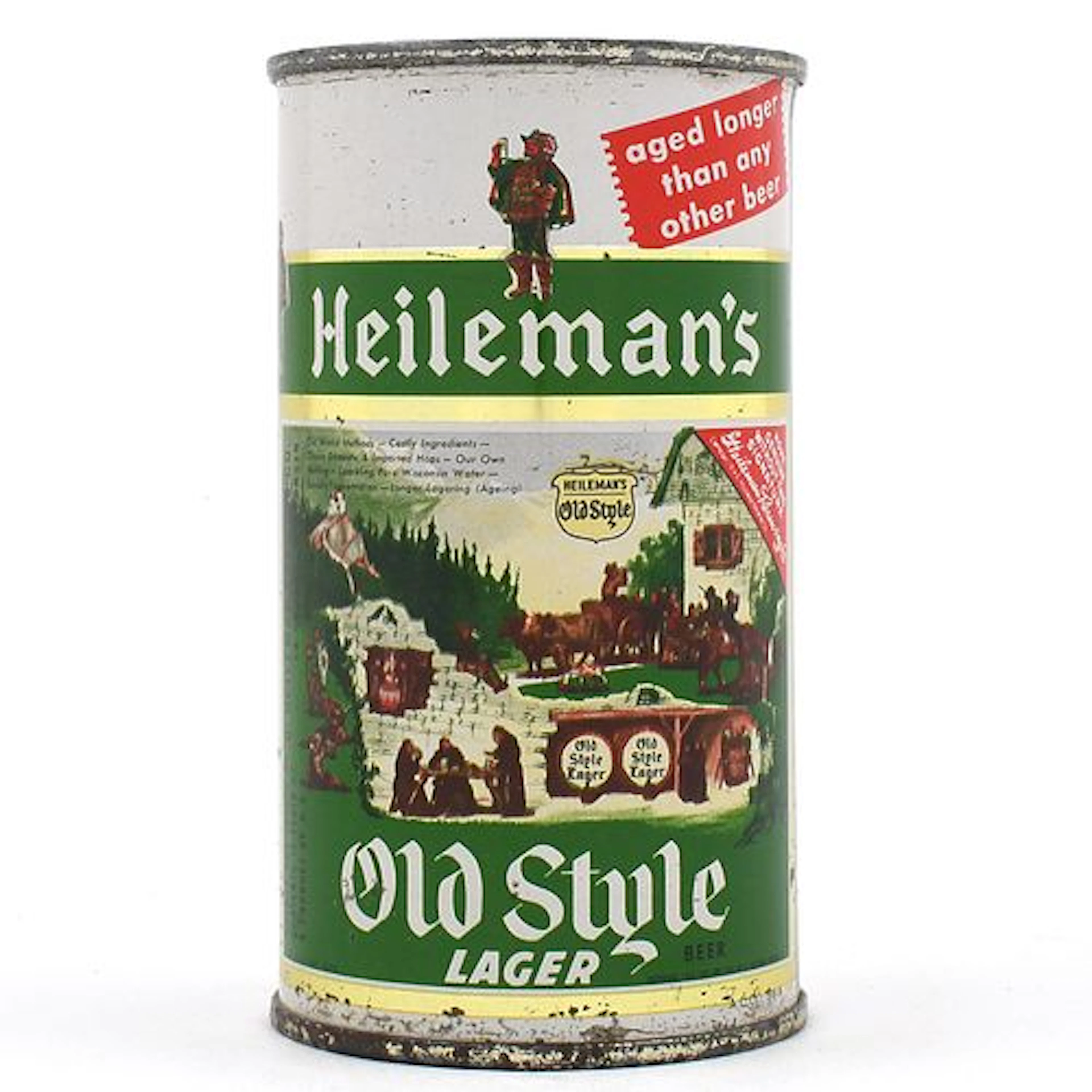 Heilemans Old Style Lager Beer Flat Top 108-15