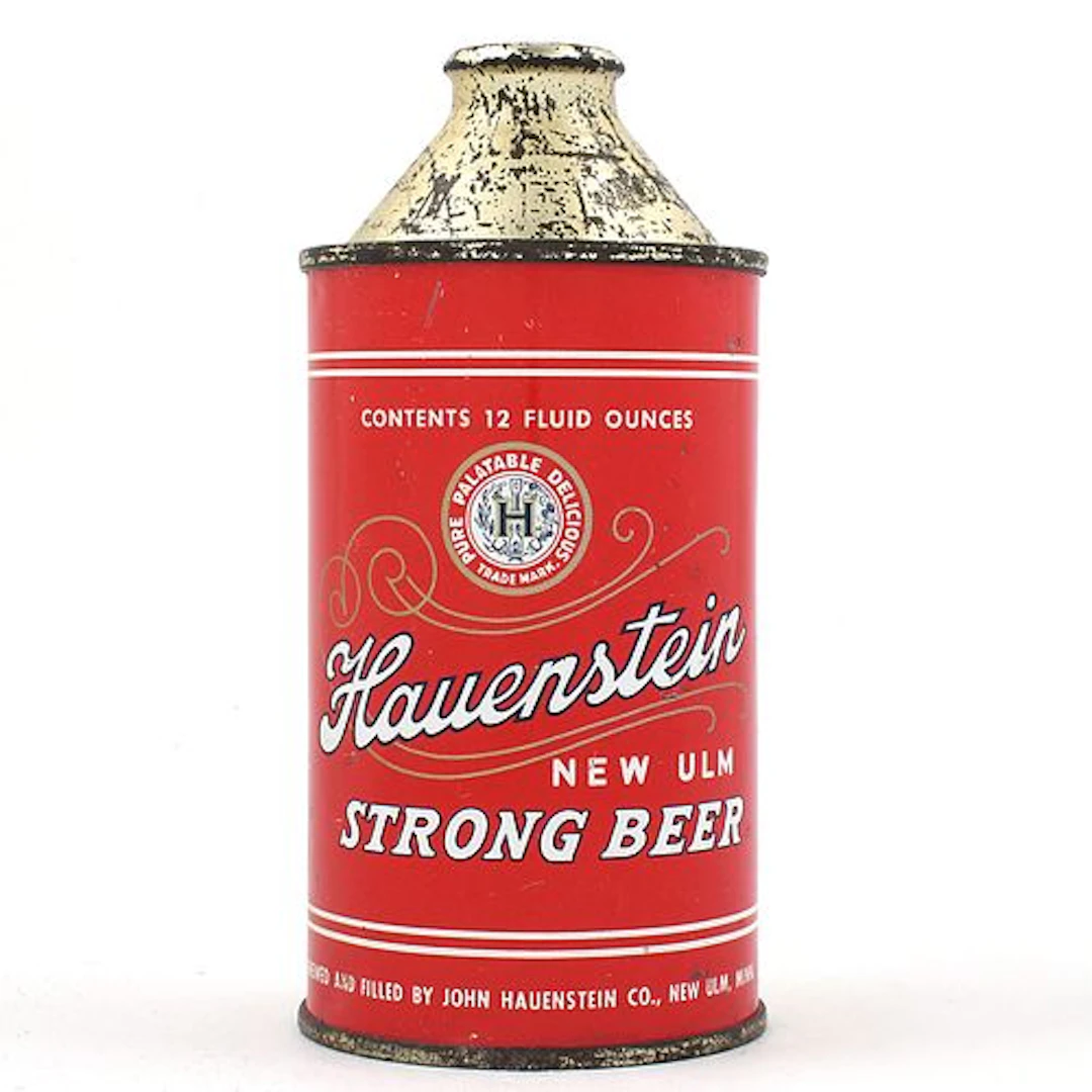 Hauenstein New Ulm STRONG Beer Cone Top 168-17